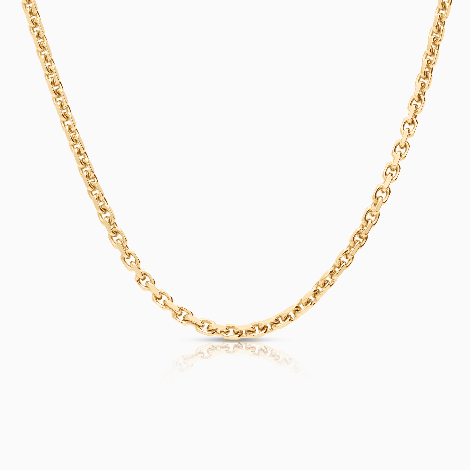 Cable necklace 32.08g 18K gold