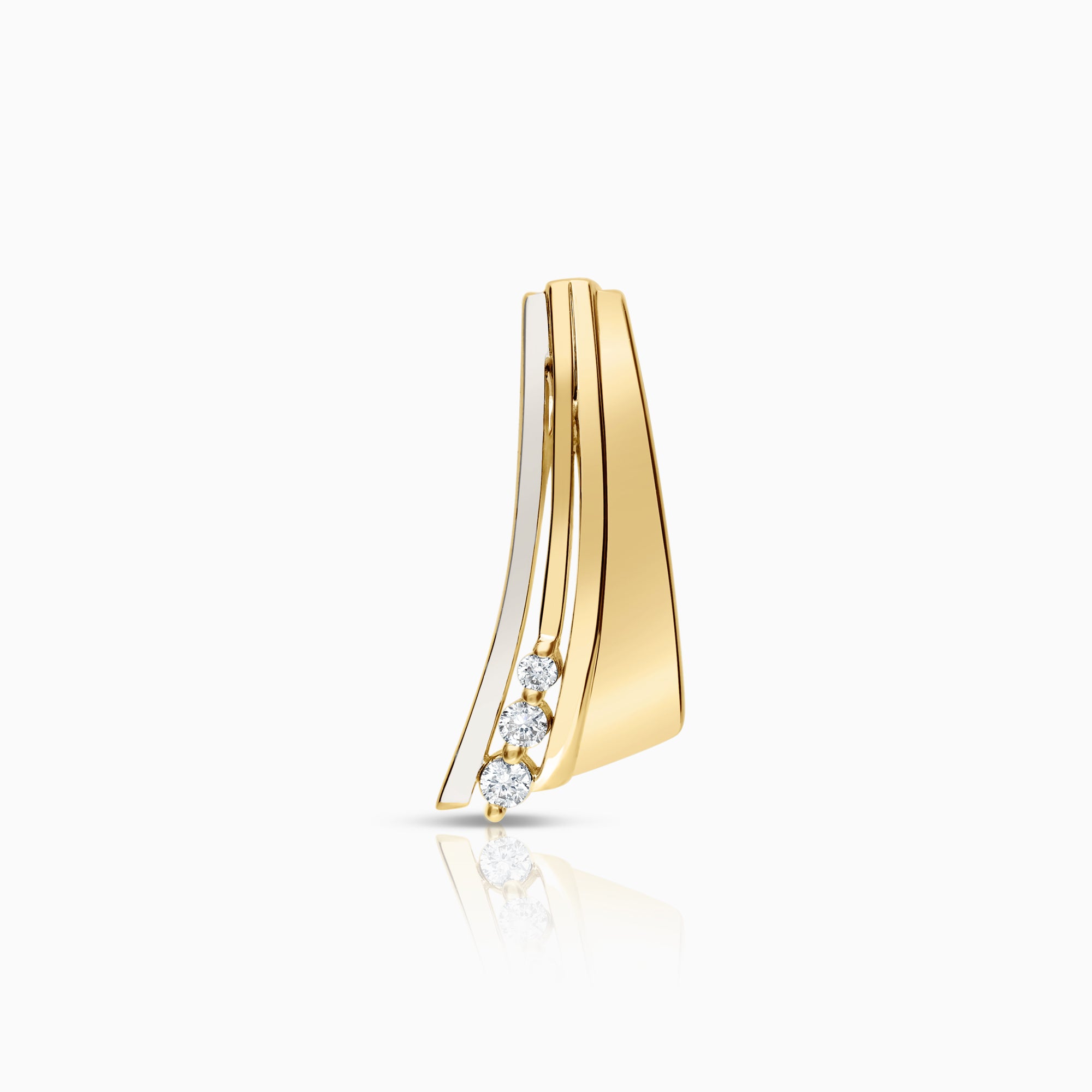 Diamond pendant 2.52g 18K gold