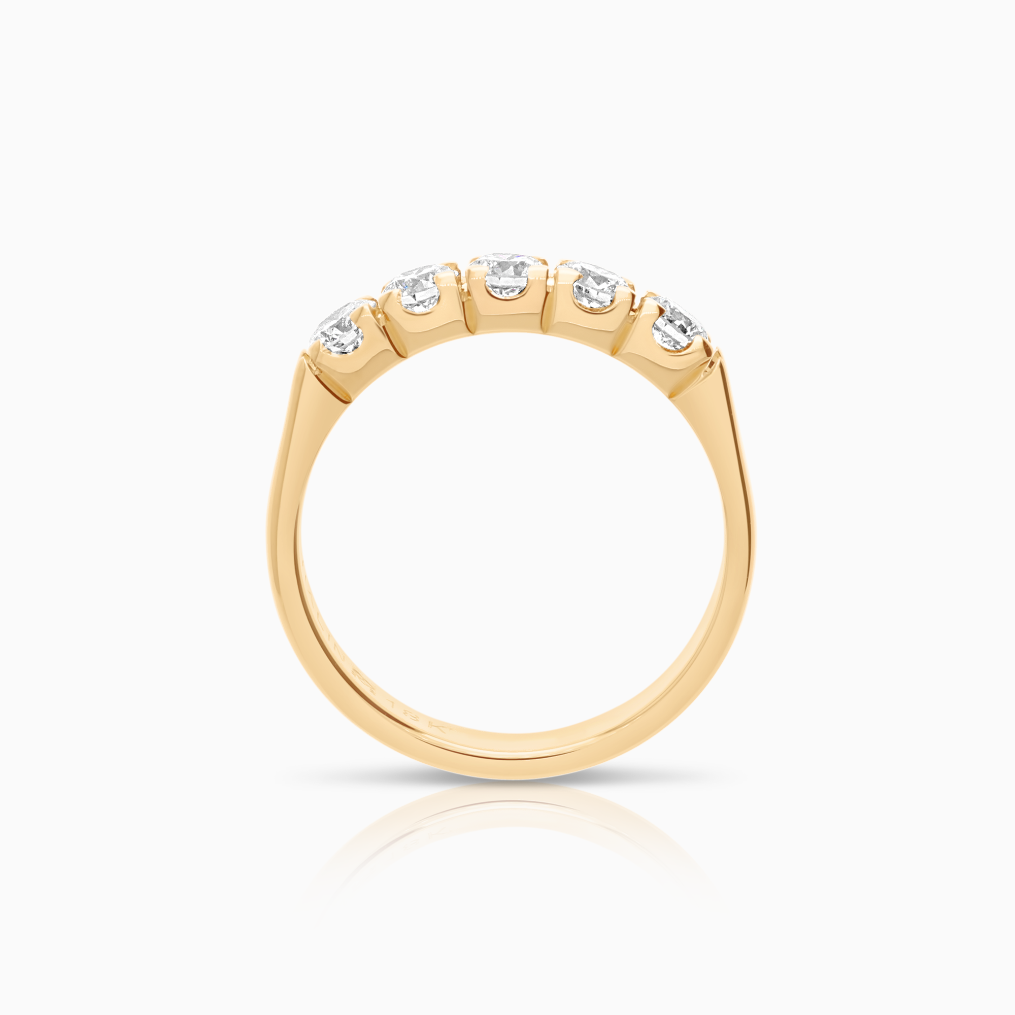 Alliansring 0,40ct 18K guld