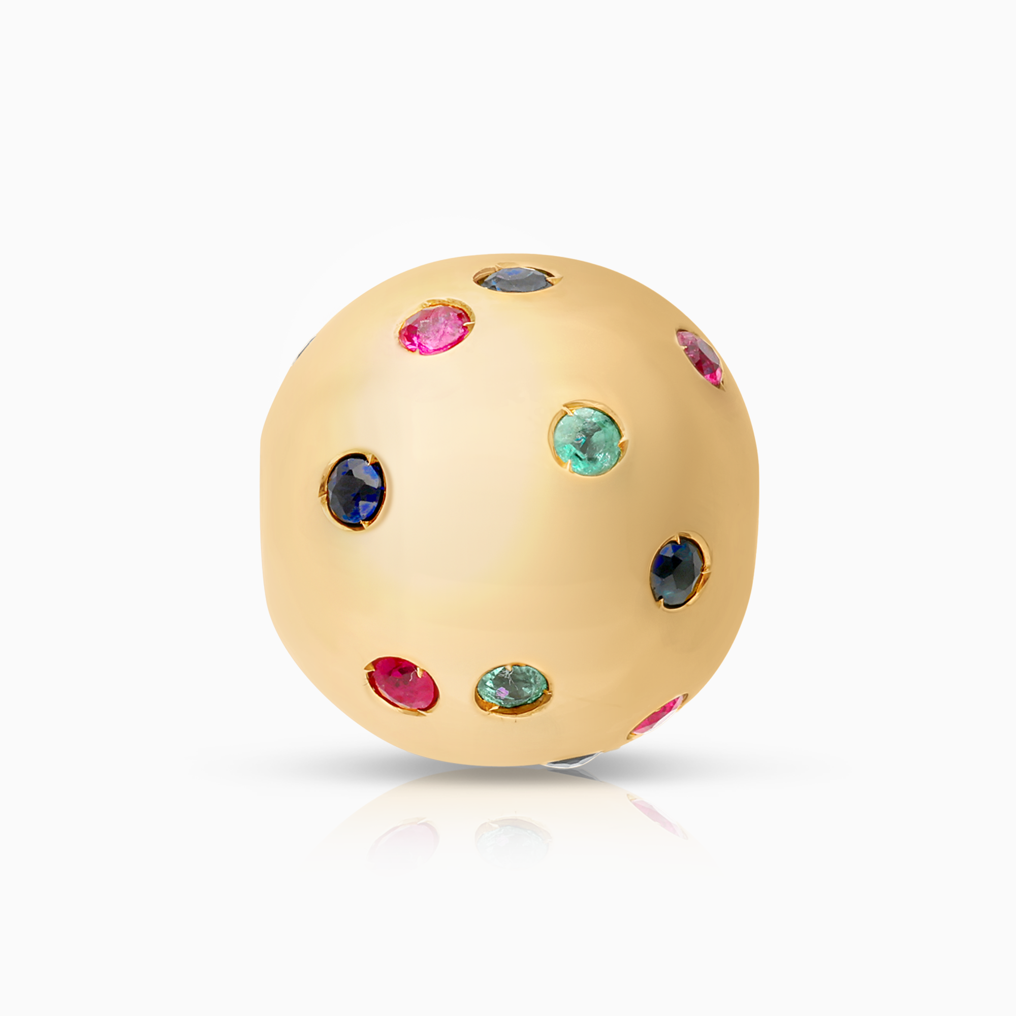 Ädelstenshänge safirer, rubiner och smaragder 5,84g 18K guld