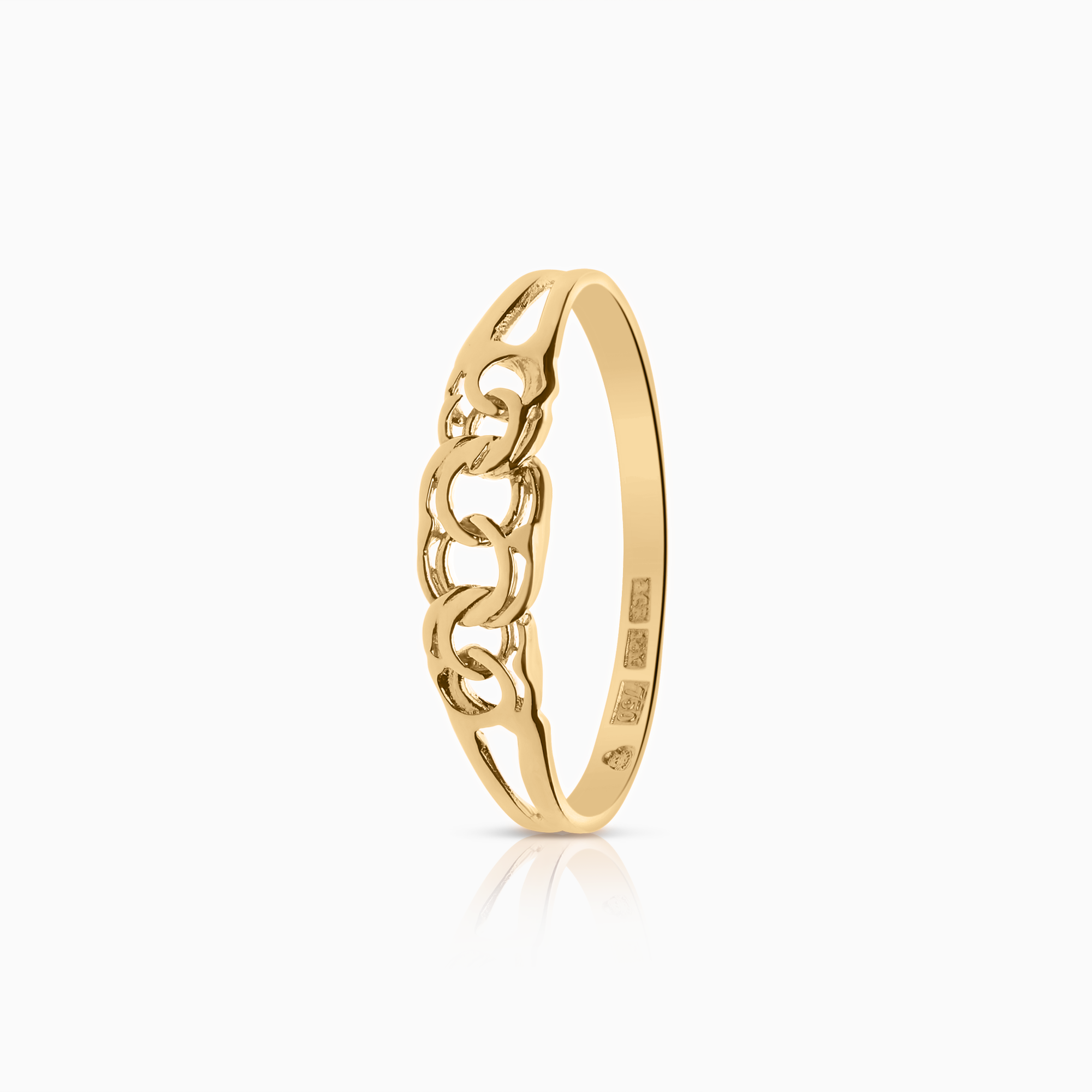 Bismarck ring 0.88g 18K gold