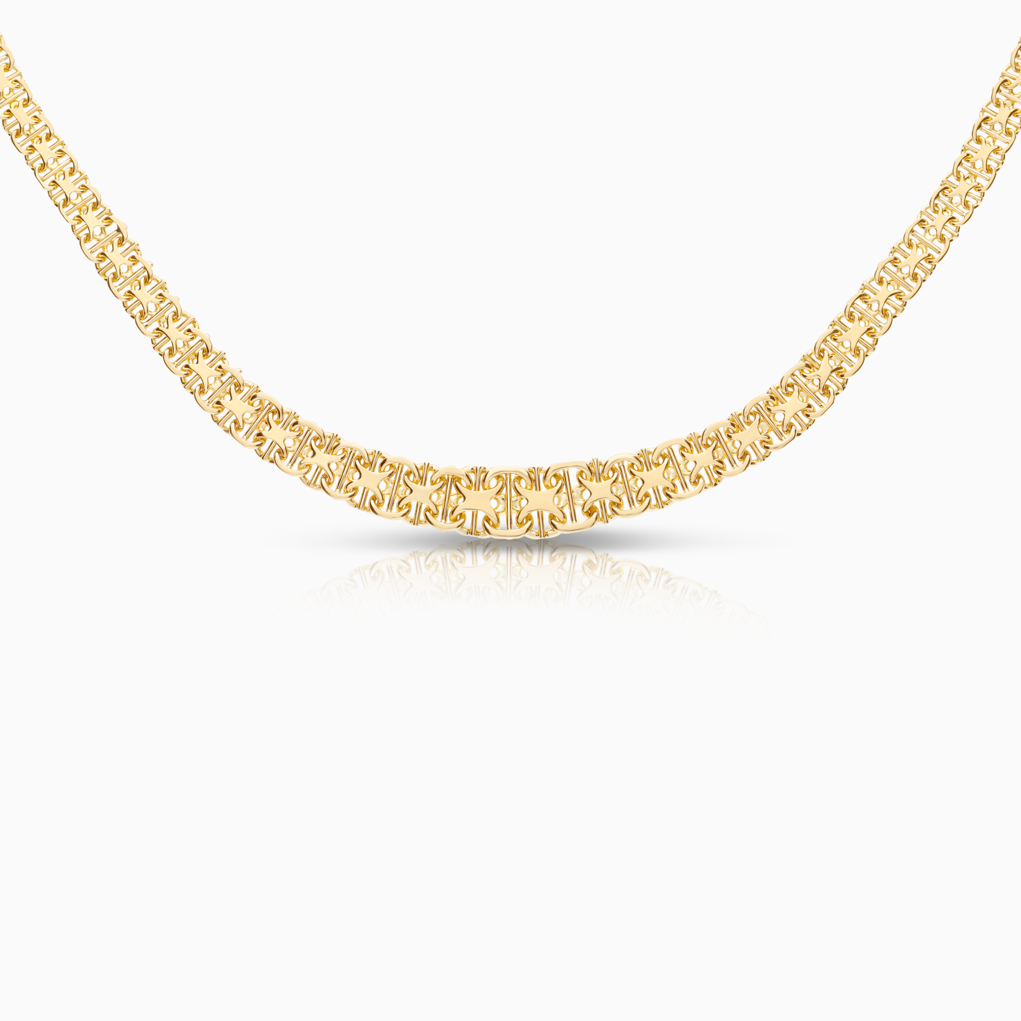 X-länk halsband med stav 25,23g 18K guld