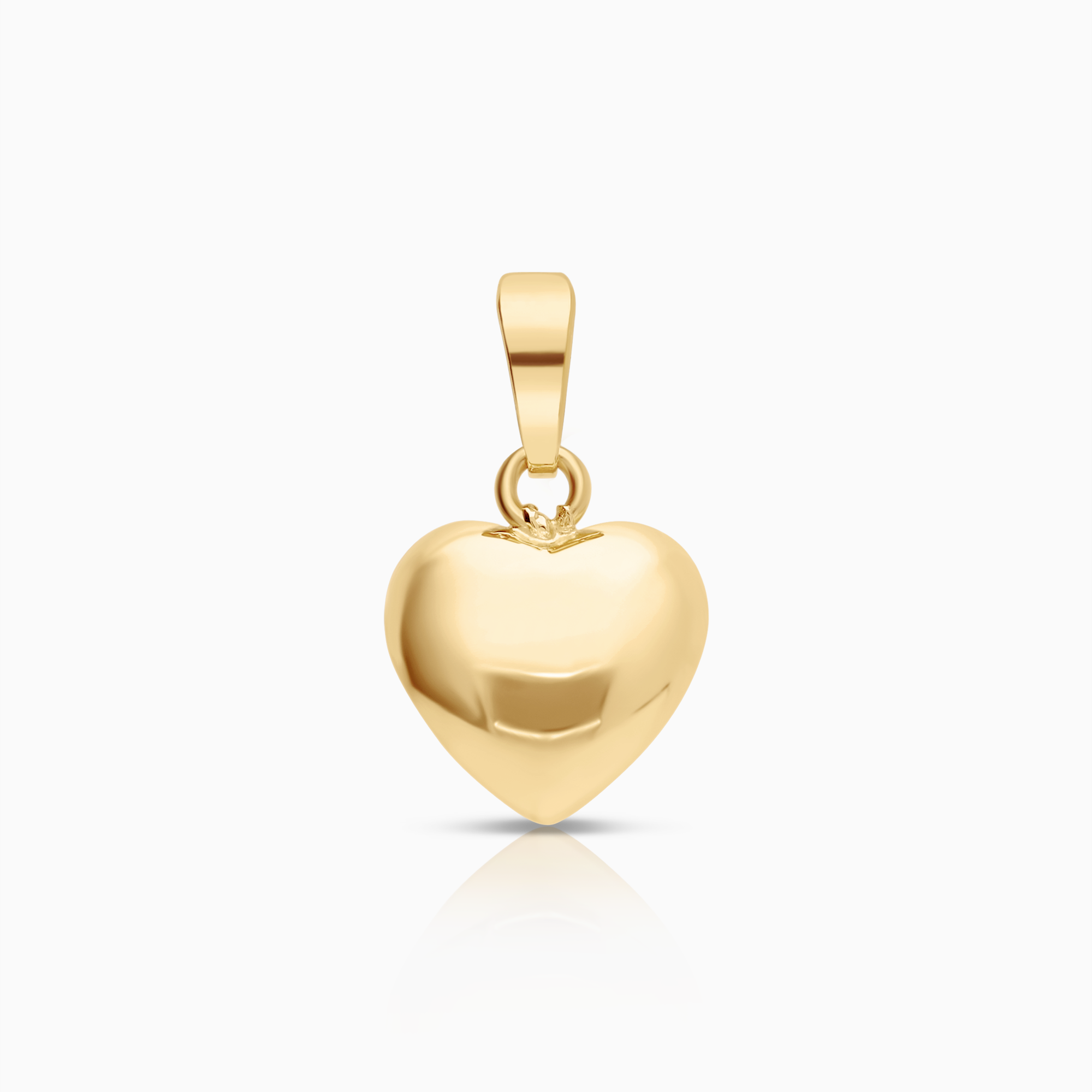 Heart pendant 0.62g 18K yellow gold