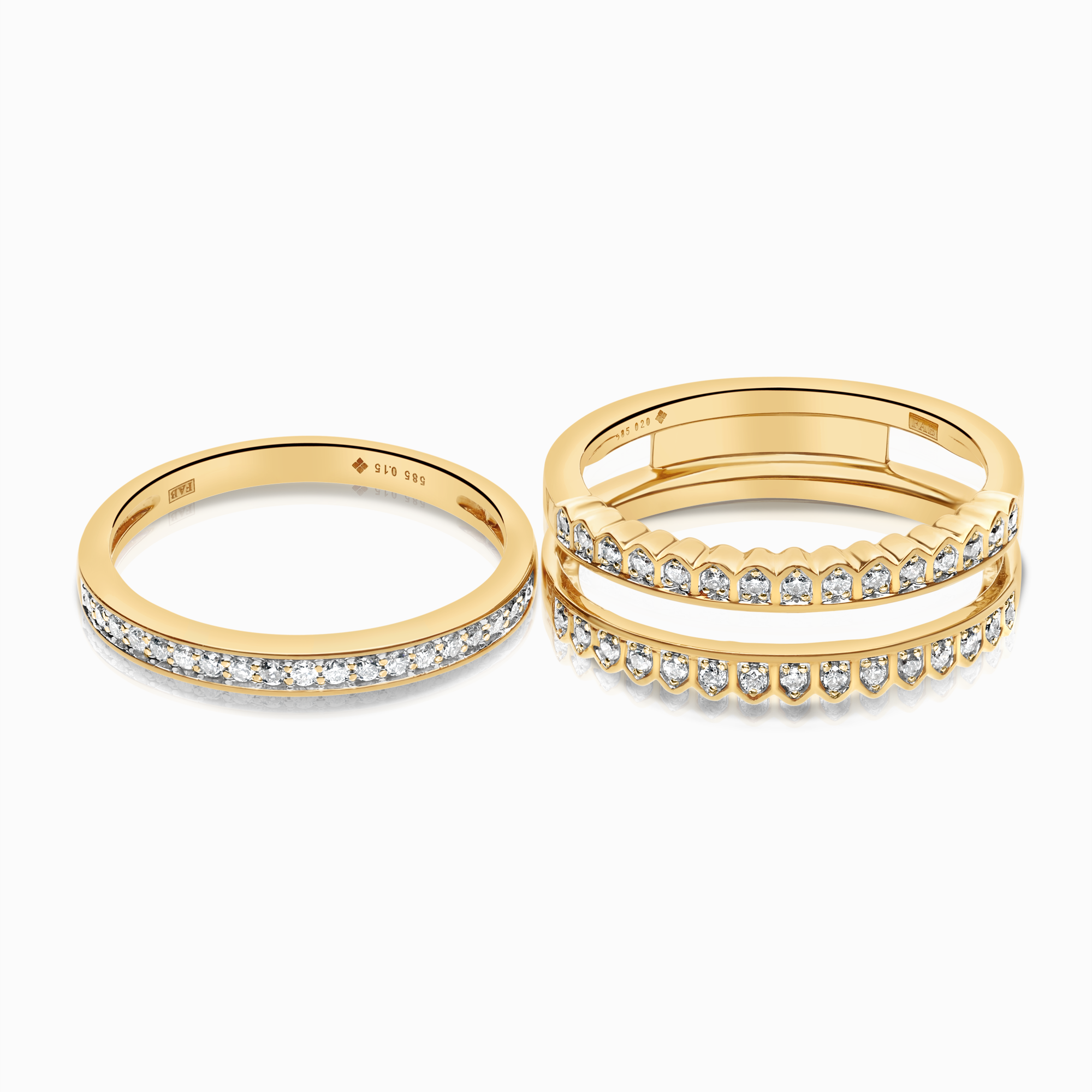 Diamond ring 0.35ct 14K gold