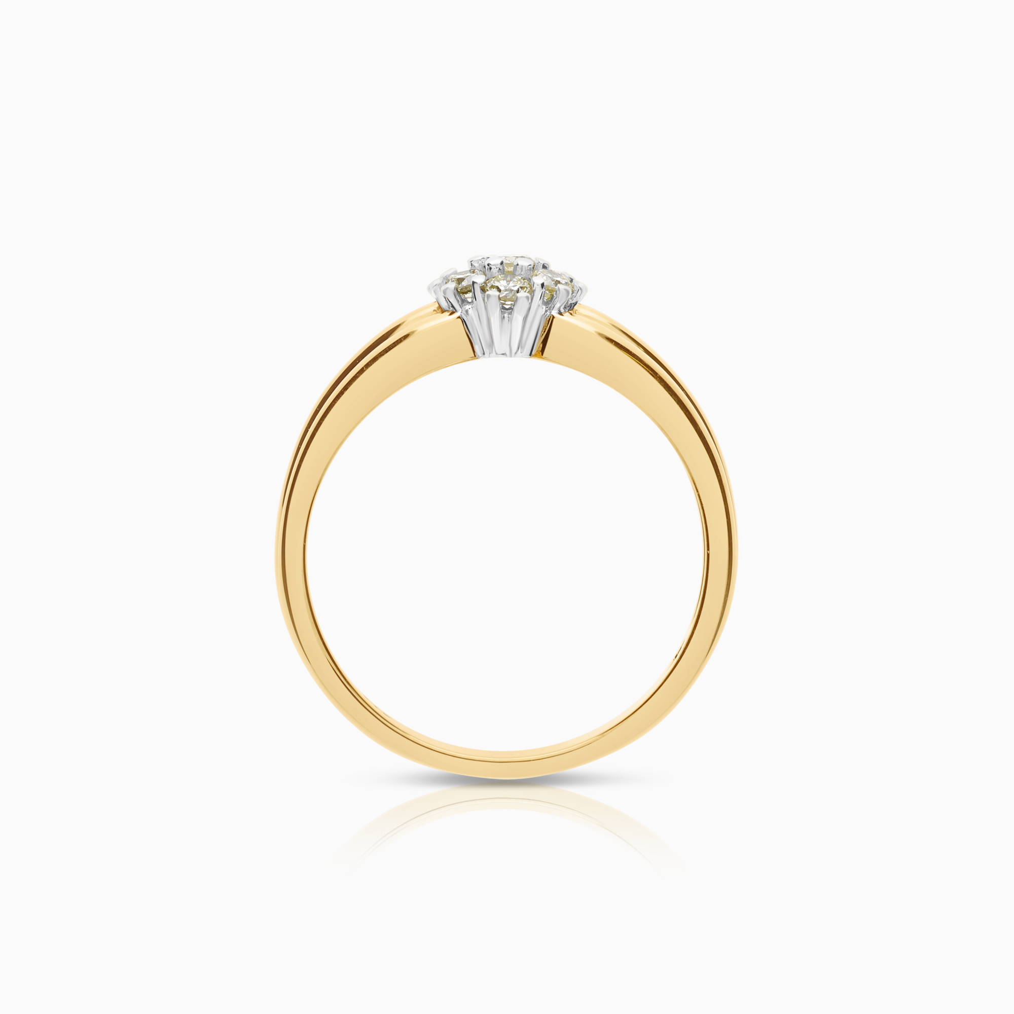 Diamantring 0,25ct 18K guld