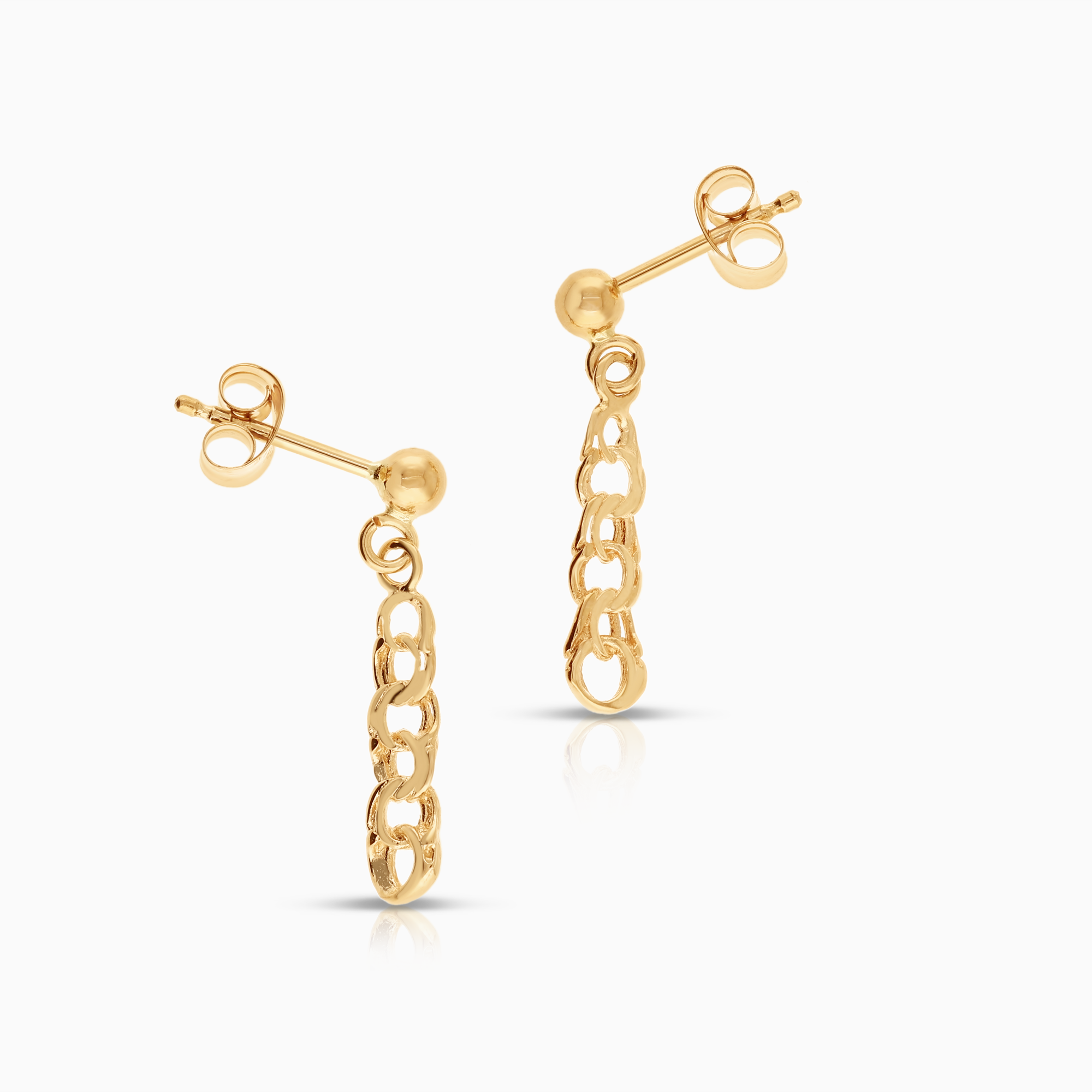 Bismarck earrings 1.20g 18K gold