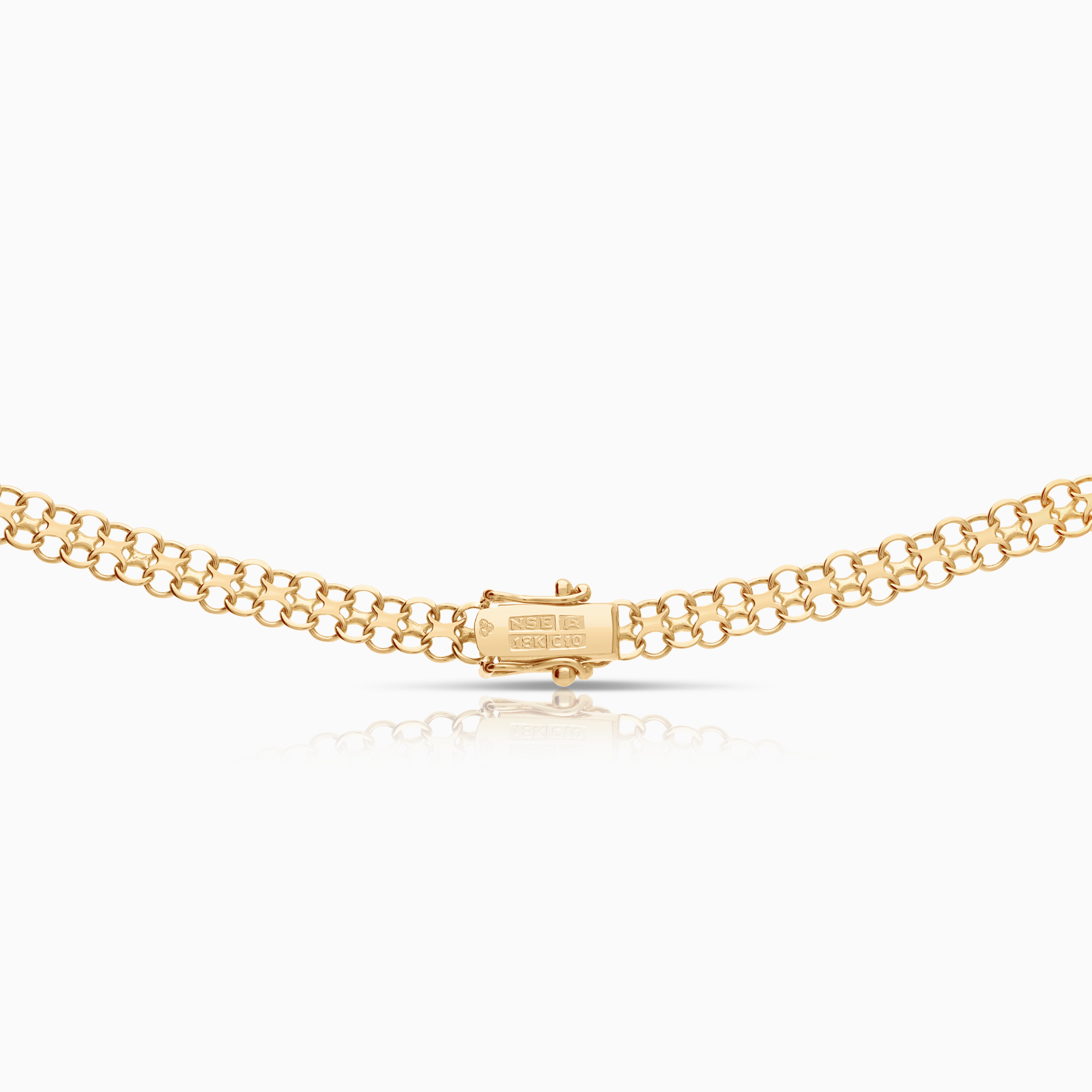 X-link necklace 13.82g 18K gold