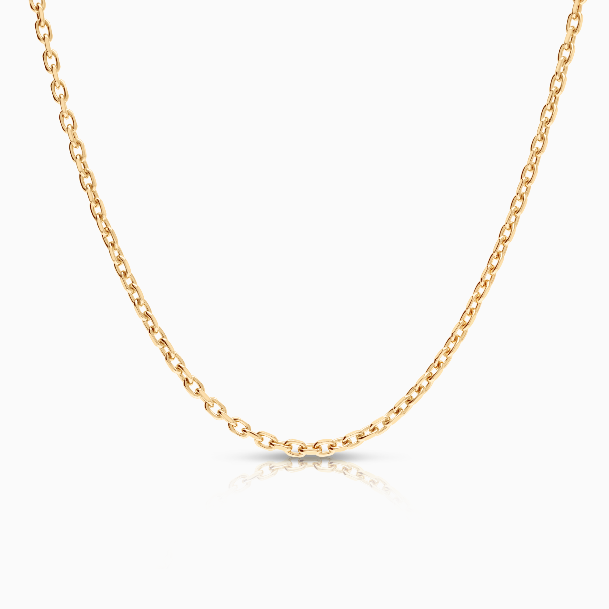 Cable chain necklace 14.66g 18K gold