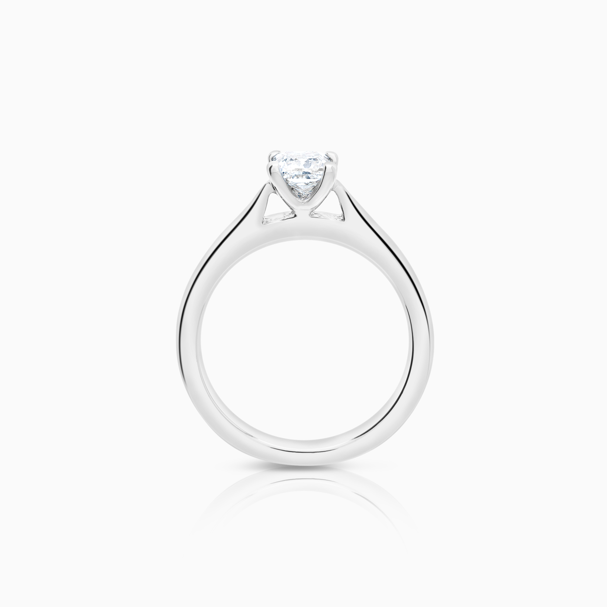 Solitärring princess 0,50ct 18K vitguld