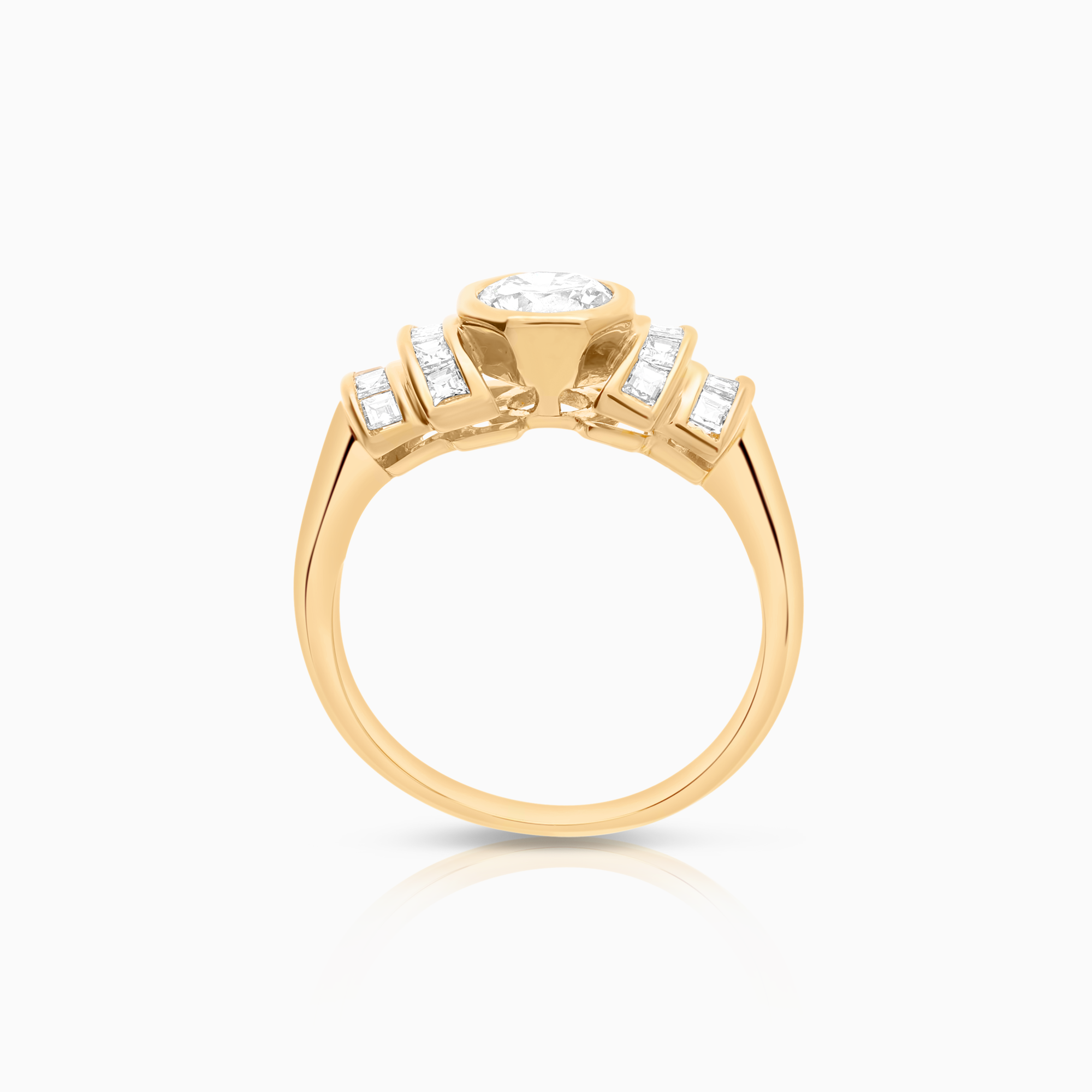 Diamantring 1,62ct 18K guld