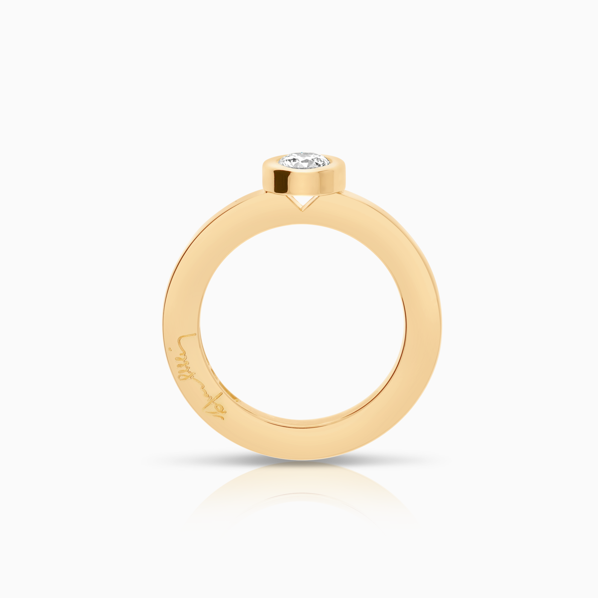 Efva Attling The Wedding Thin Ring 0,30ct 18K gull