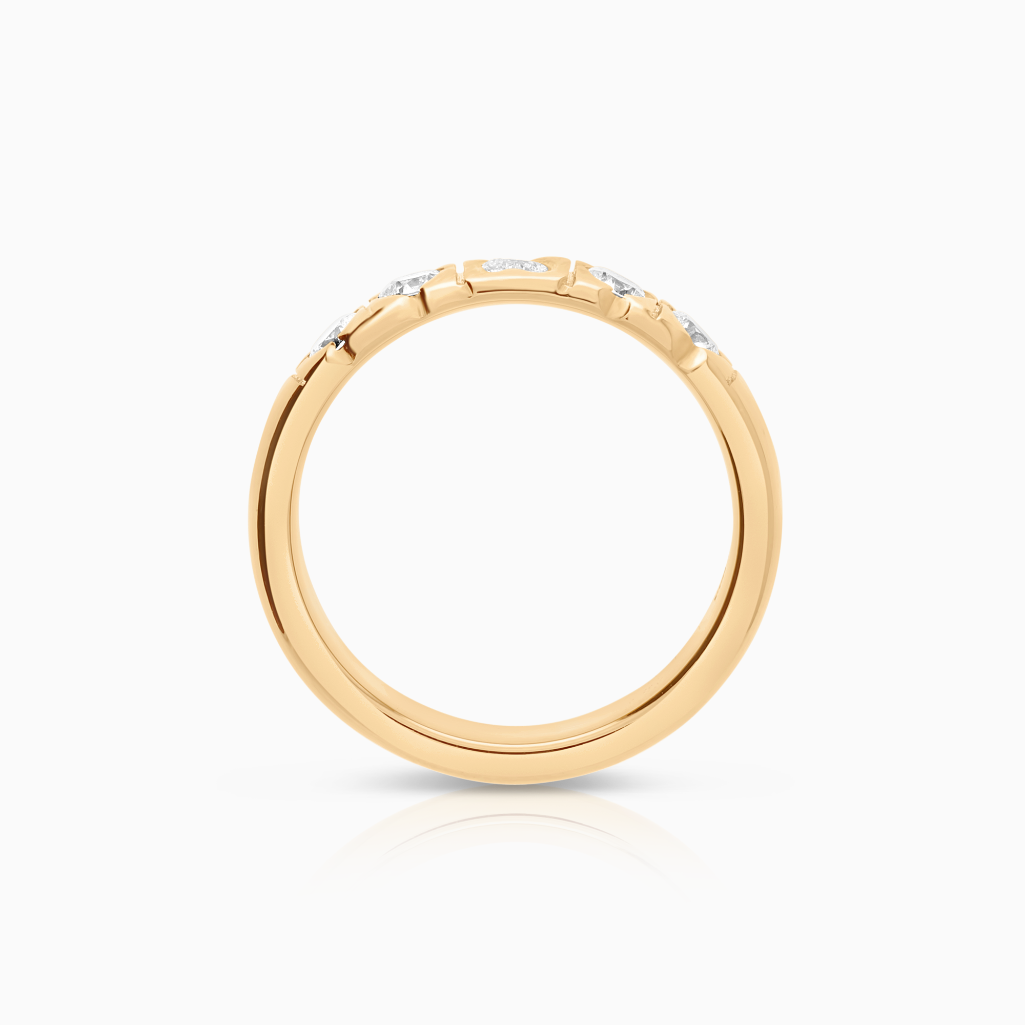 Alliansering 0,75ct 18K gull