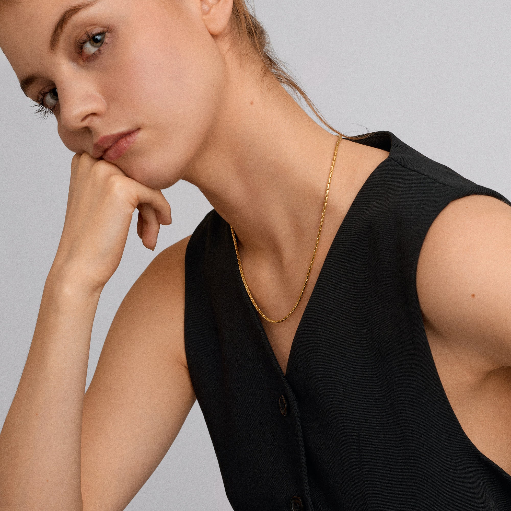 Gold necklace 19.29g 18K gold