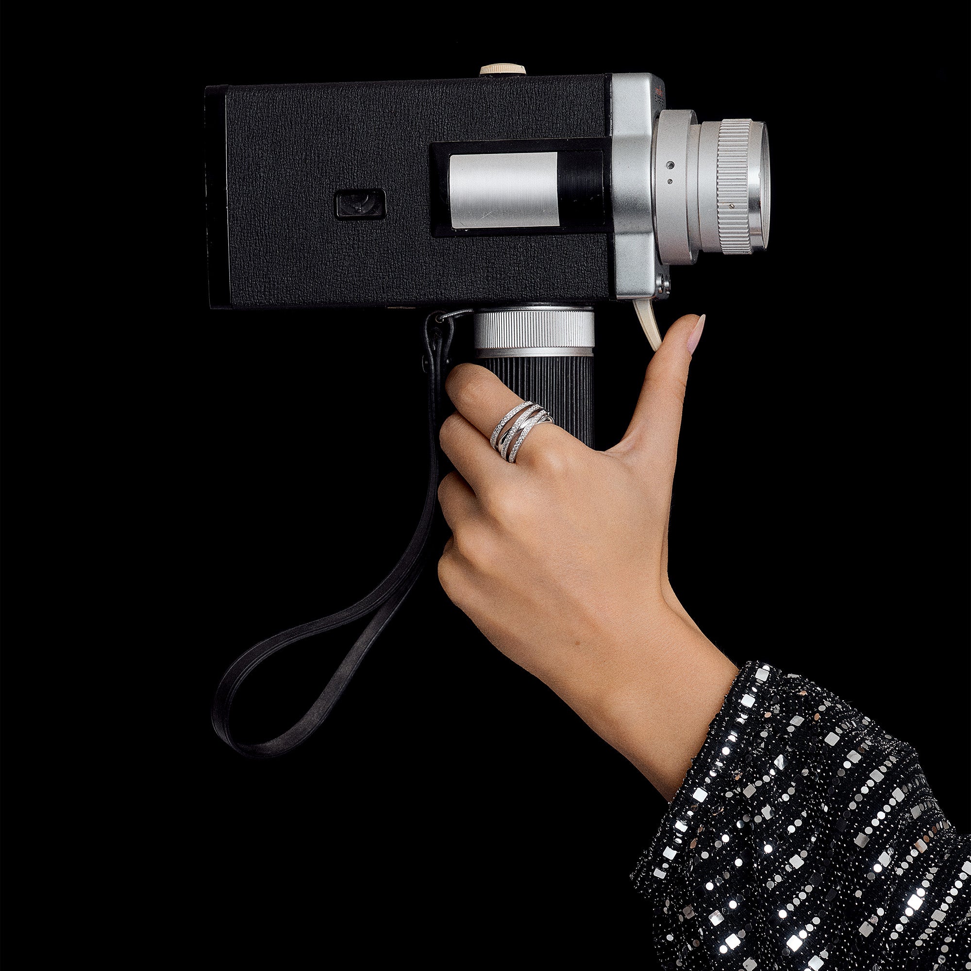 Diamond ring 0.65ct 18K white gold