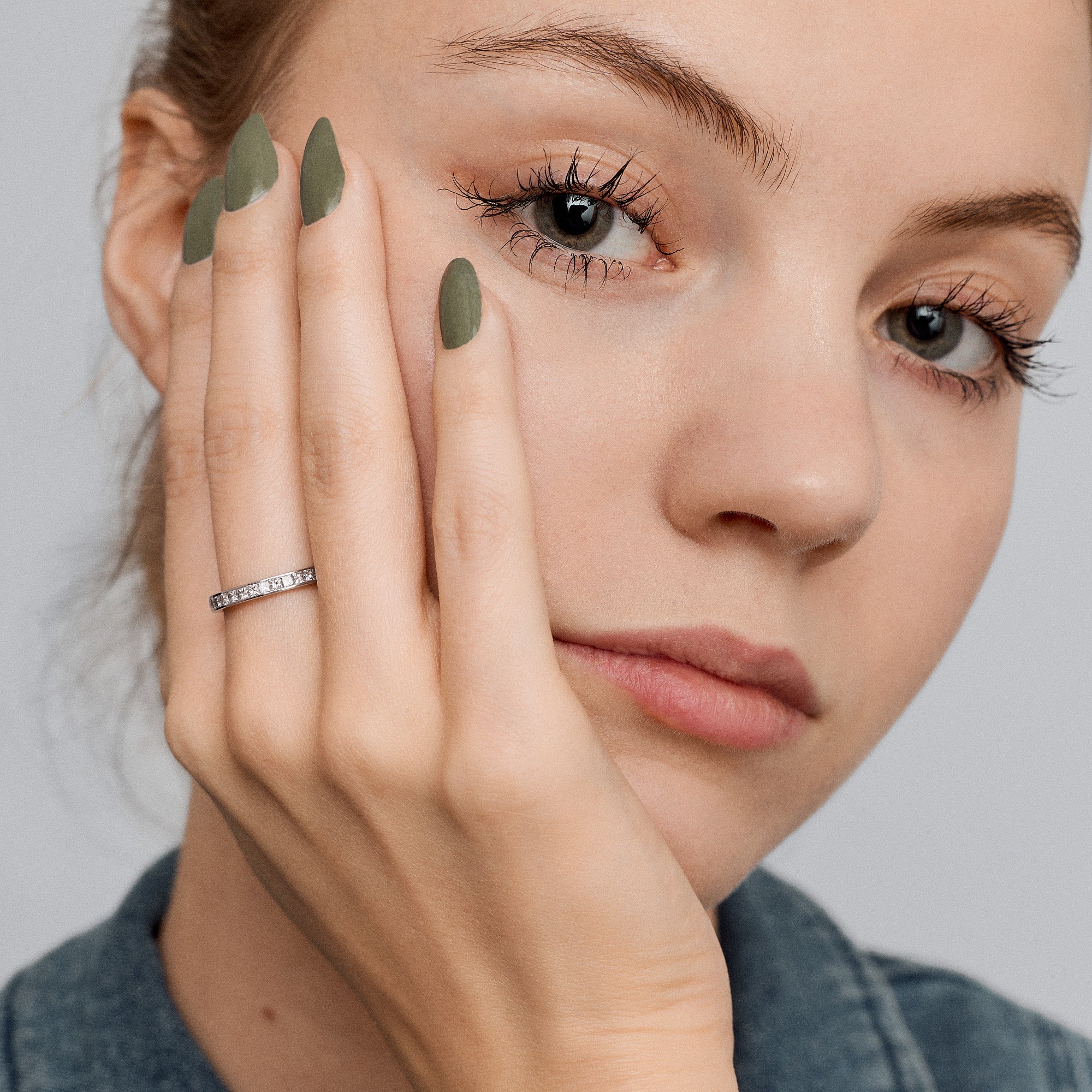 Tiffany & Co alliansring 0,45ct princess pt950