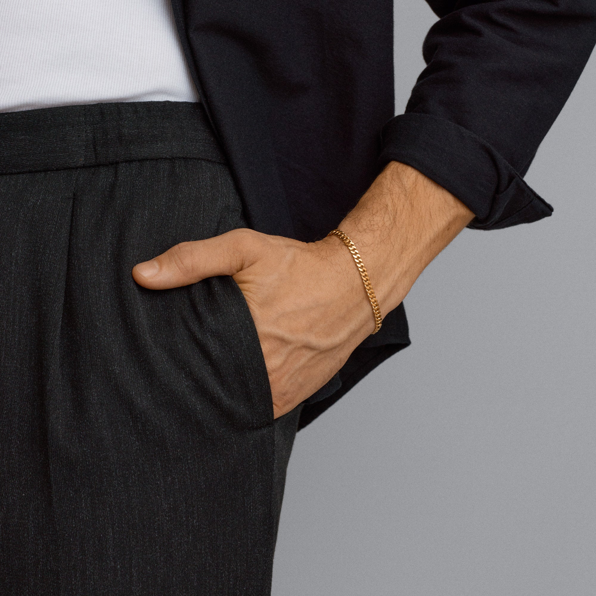 Curb bracelet 12.80g 18K gold