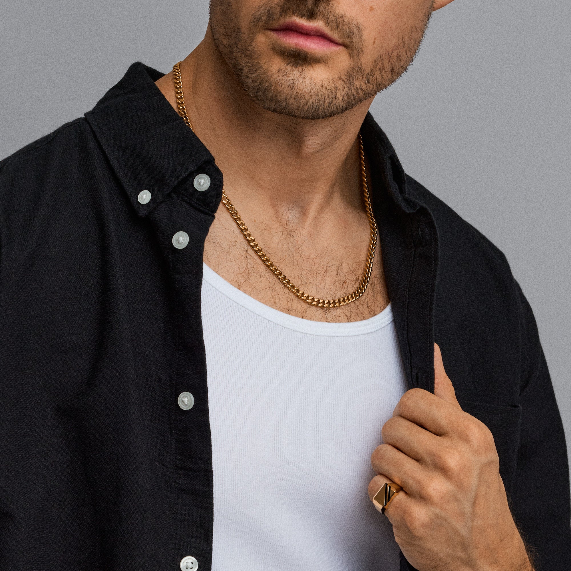 Pansar halsband 57,33g 18K guld