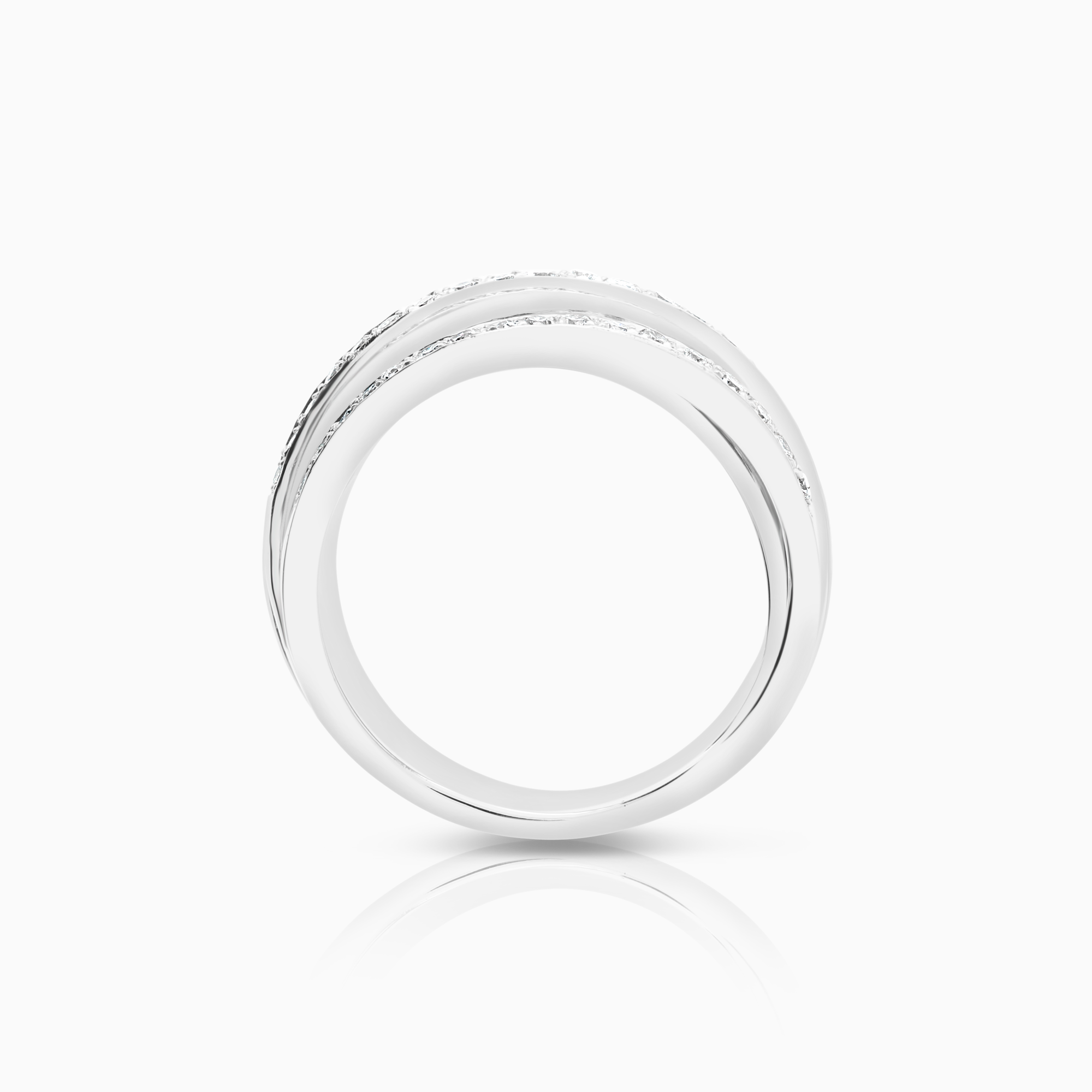 Diamond ring 0.65ct 18K white gold