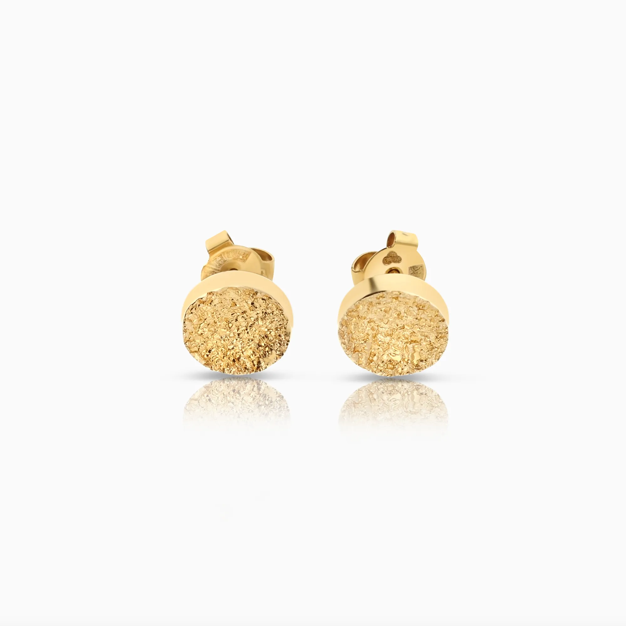 Gold earrings 2.14g 18K gold