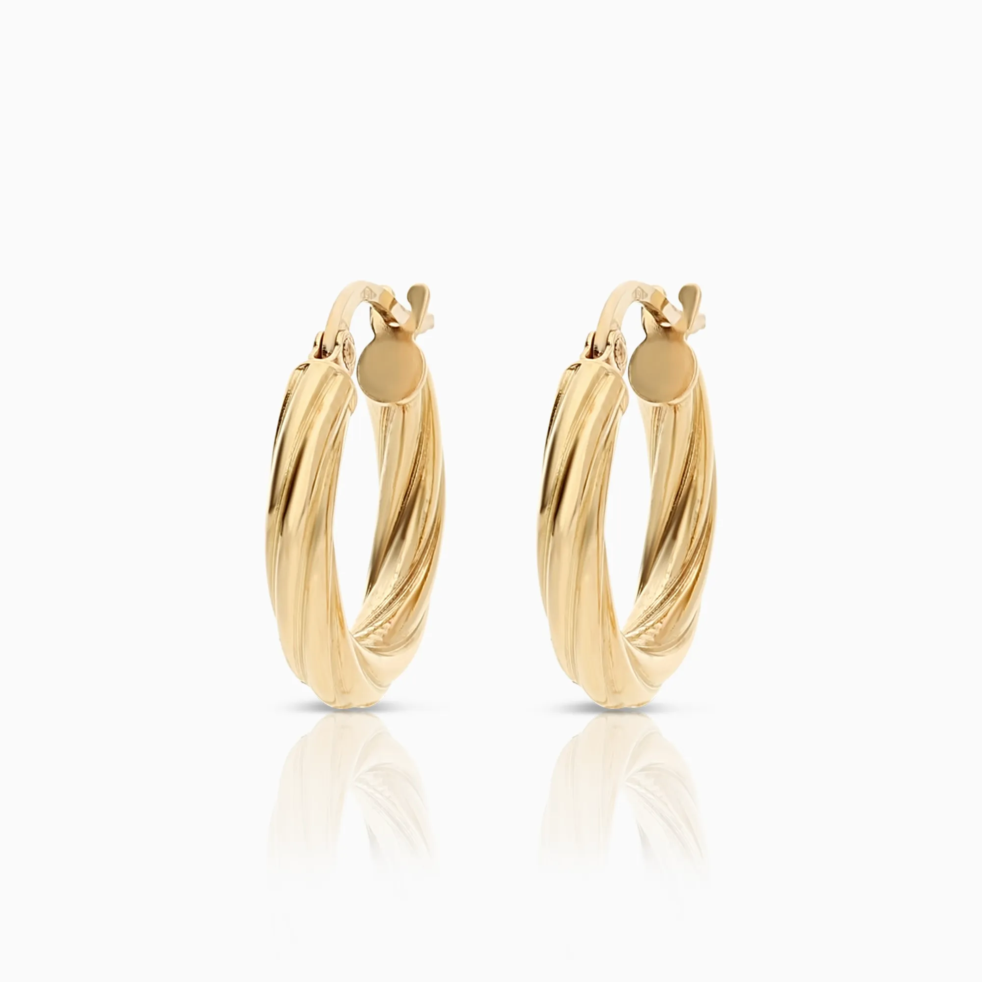 Hoop earrings 1.80g 18K gold