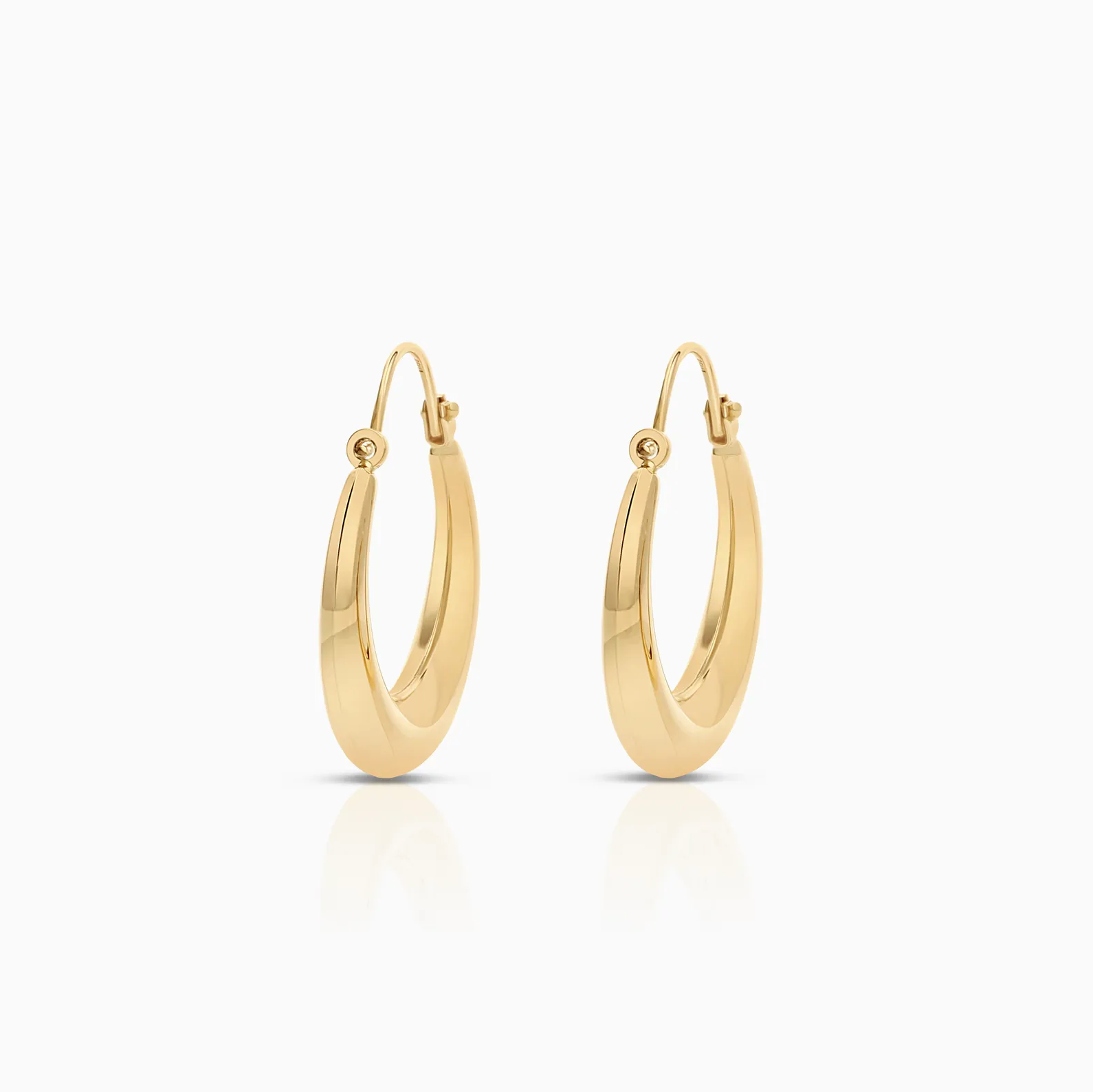 Guldörhängen creoler 2,60g 18K guld