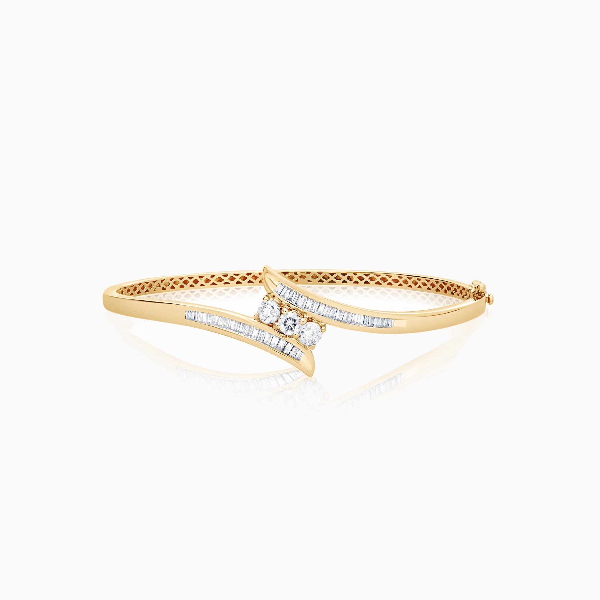 Armring med diamanter 1,51ct 9K guld
