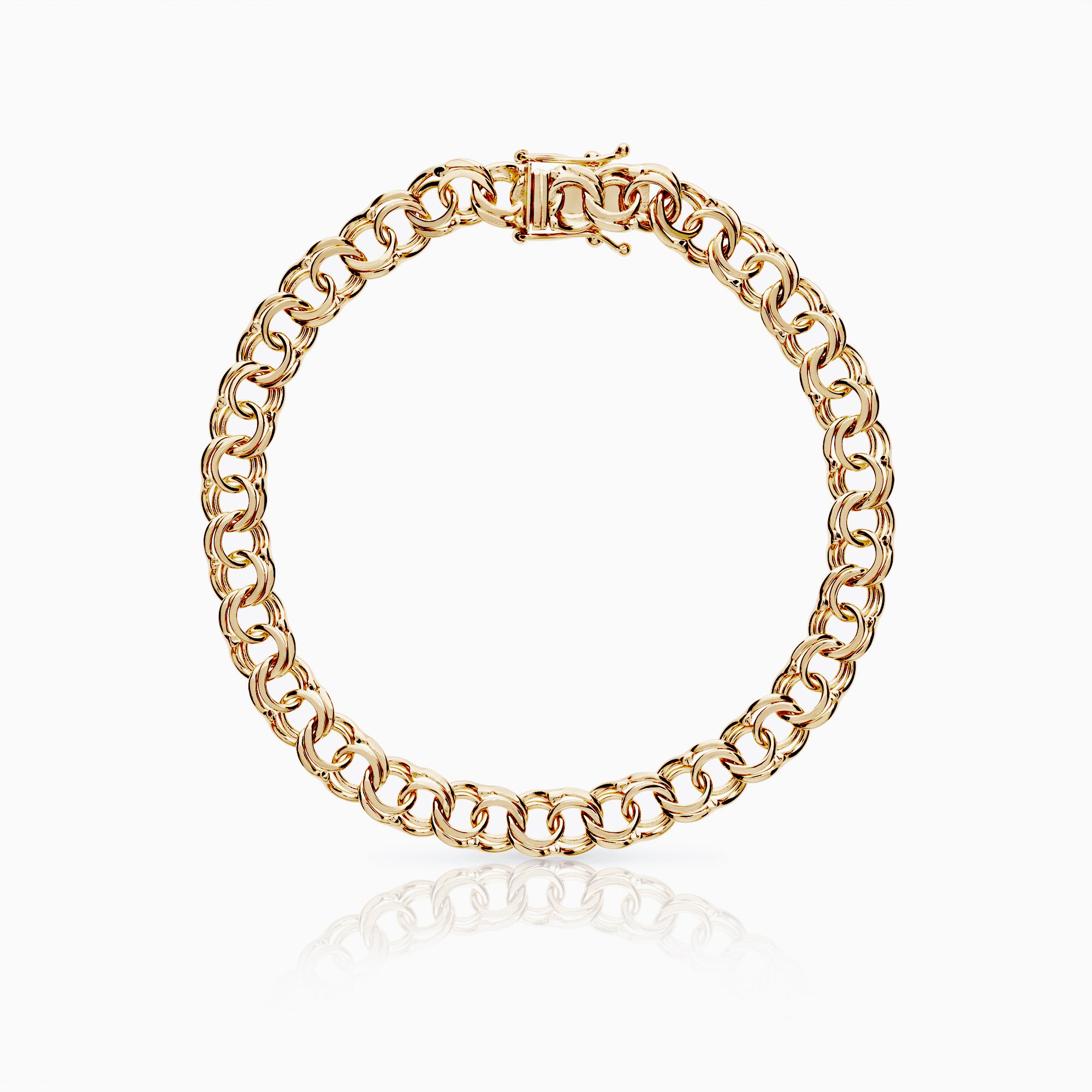 Bismarck armband 12,90g 18K guld