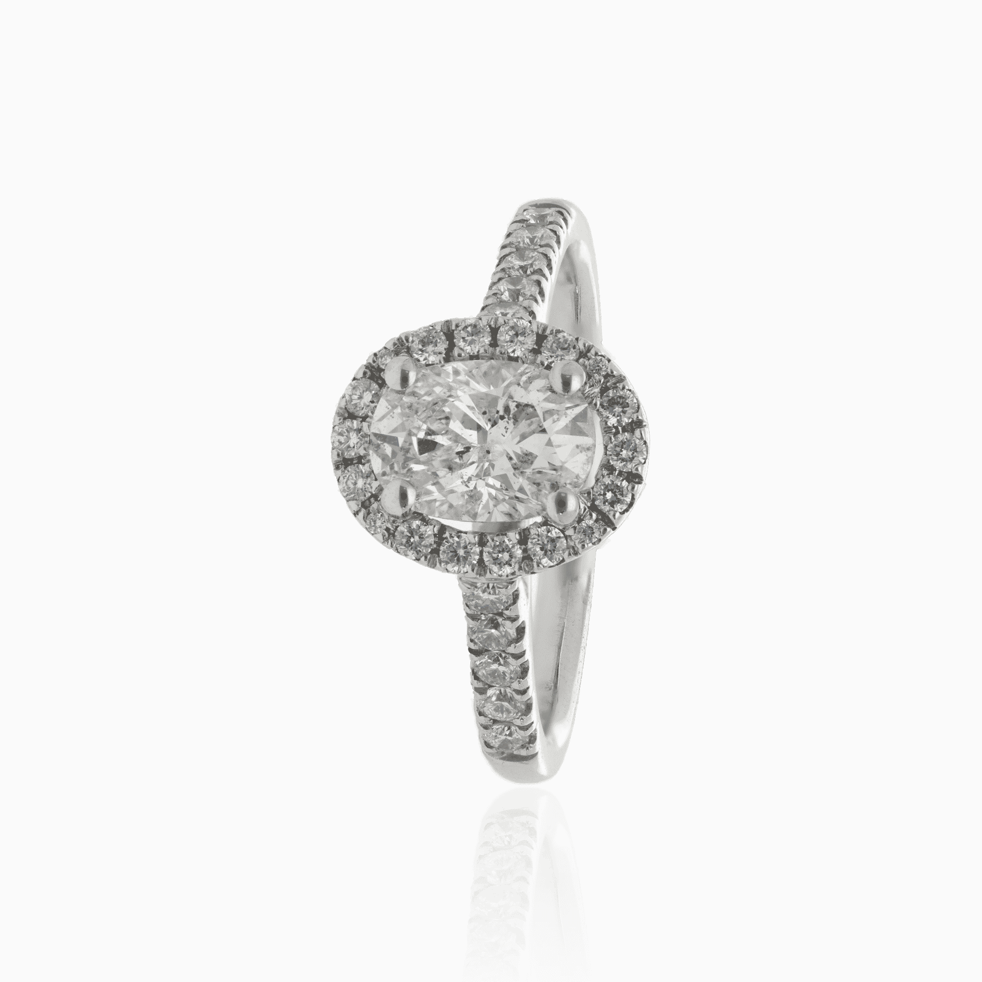 Diamond ring 1.41ct 18K