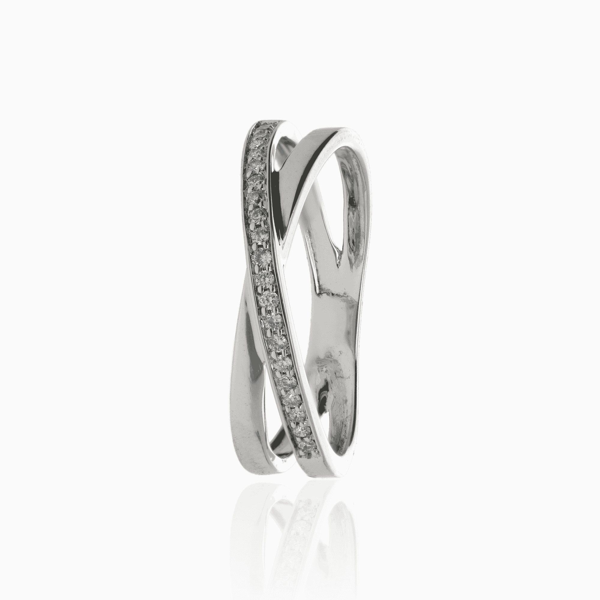 Diamantring 0,11ct 18K