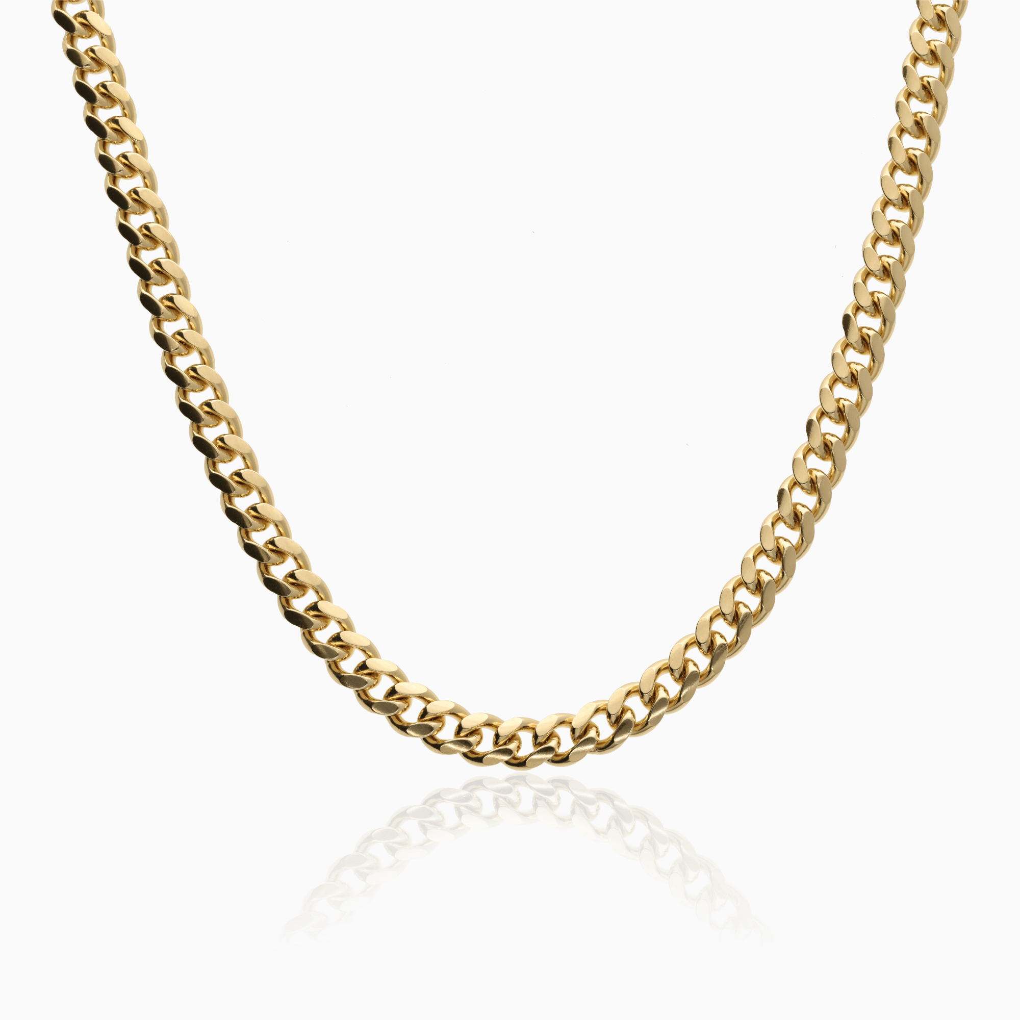 Curb chain 42.0g 18K gold