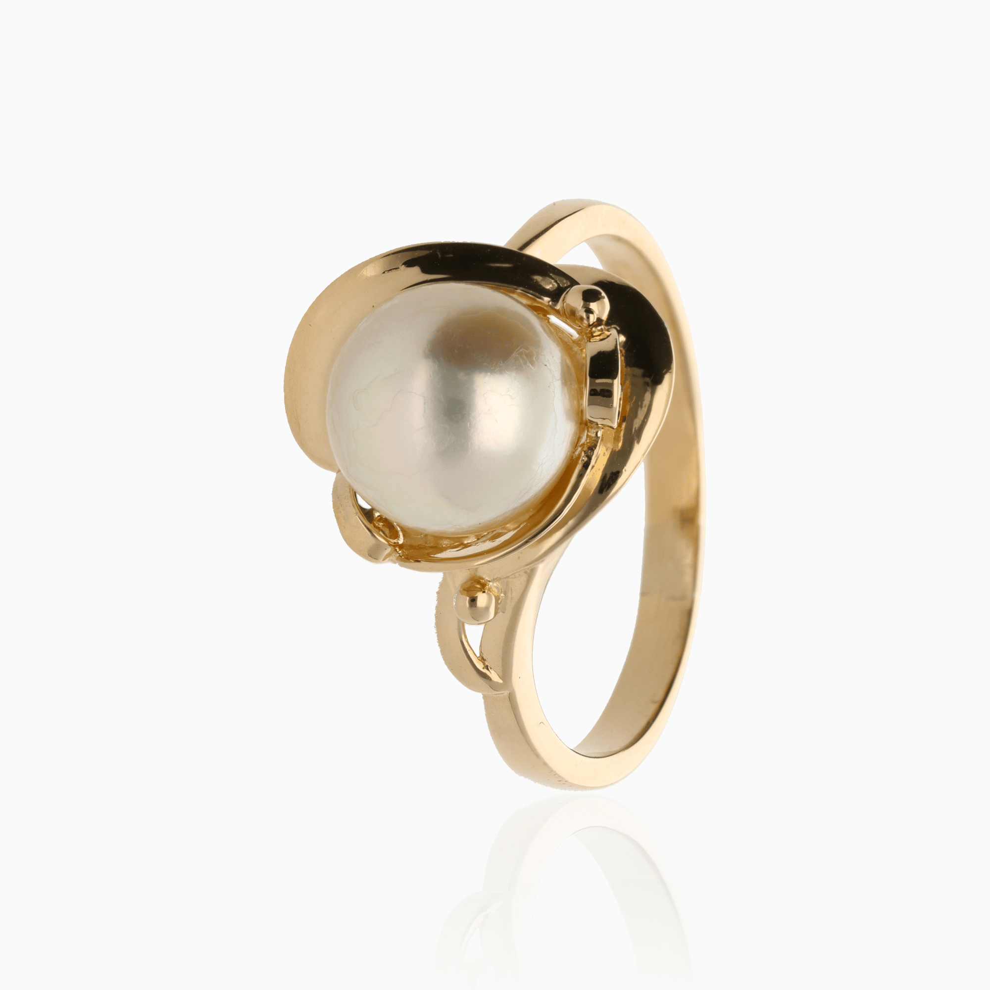 Pearl ring 4.4g 18K