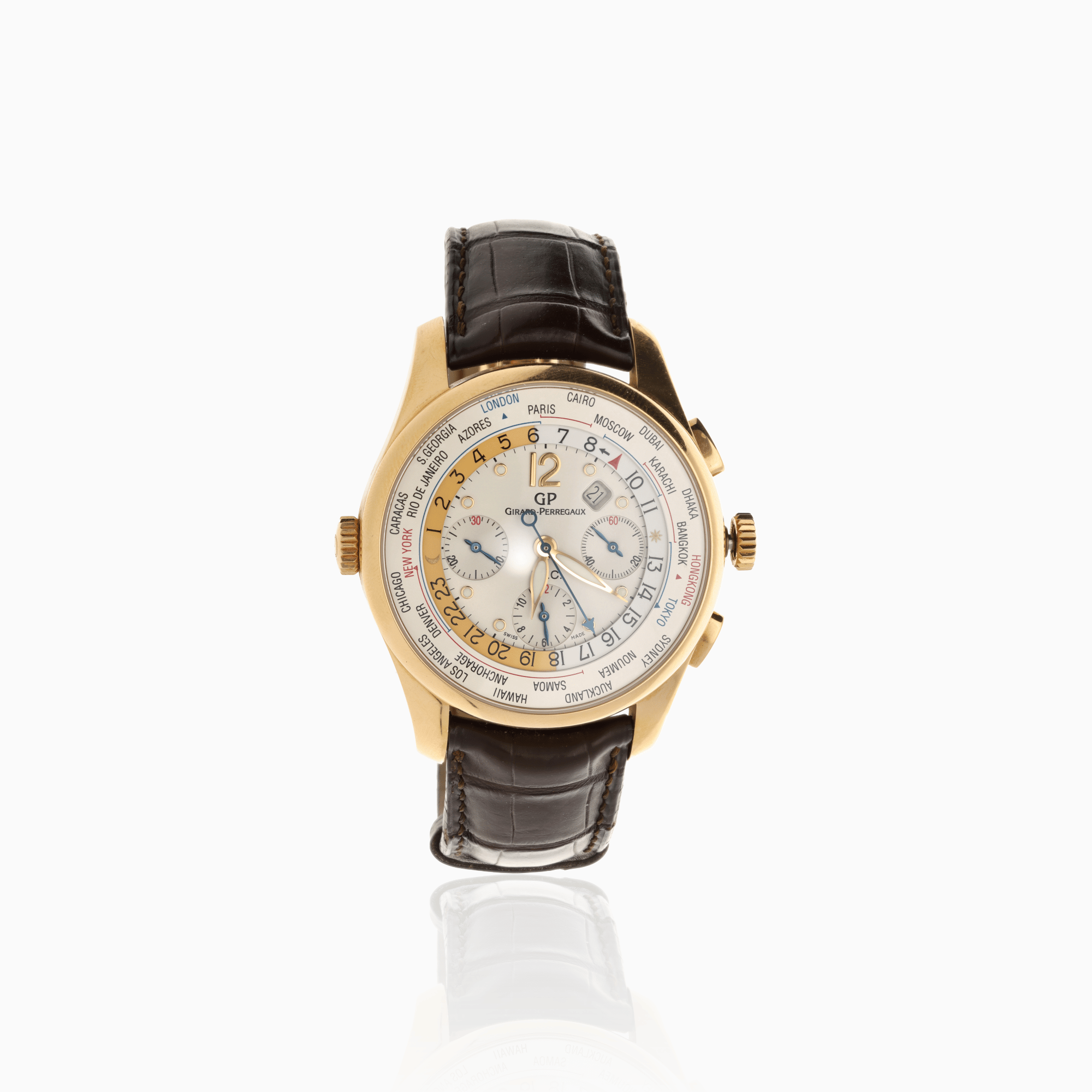 Girard Perregaux F.T.C World Time Chronograph