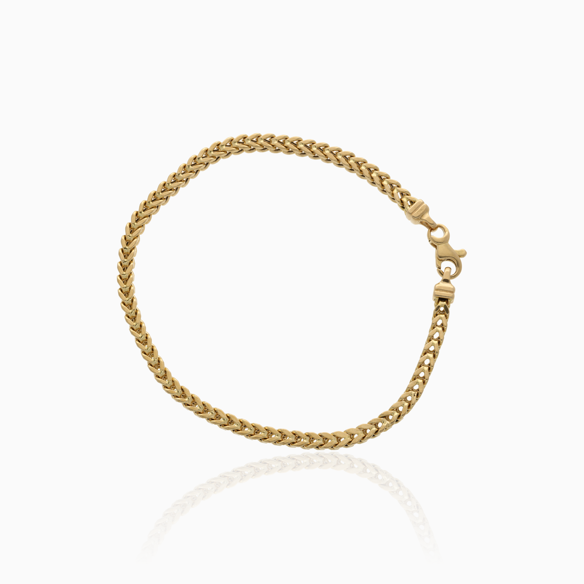 Fox tail bracelet 9.60g 18K
