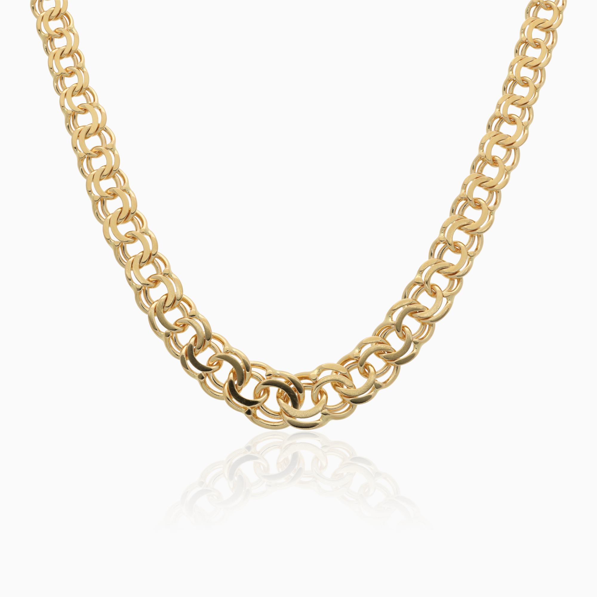 Bismarck Necklace 34.75g 18K Gold