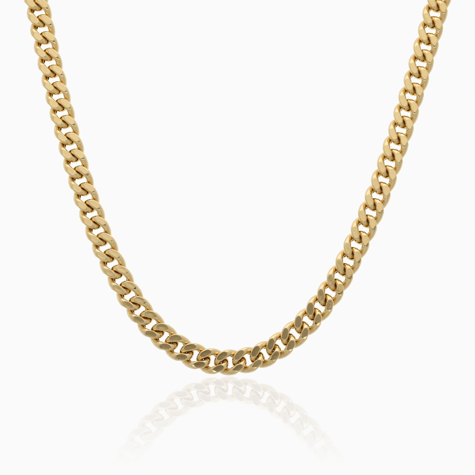 Curb necklace 22.90g 18K gold