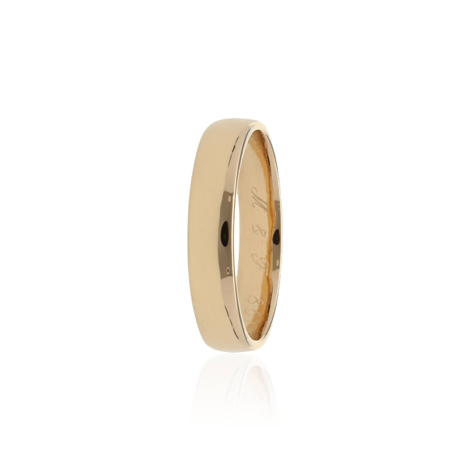 Smooth ring 6.90g 18K gold