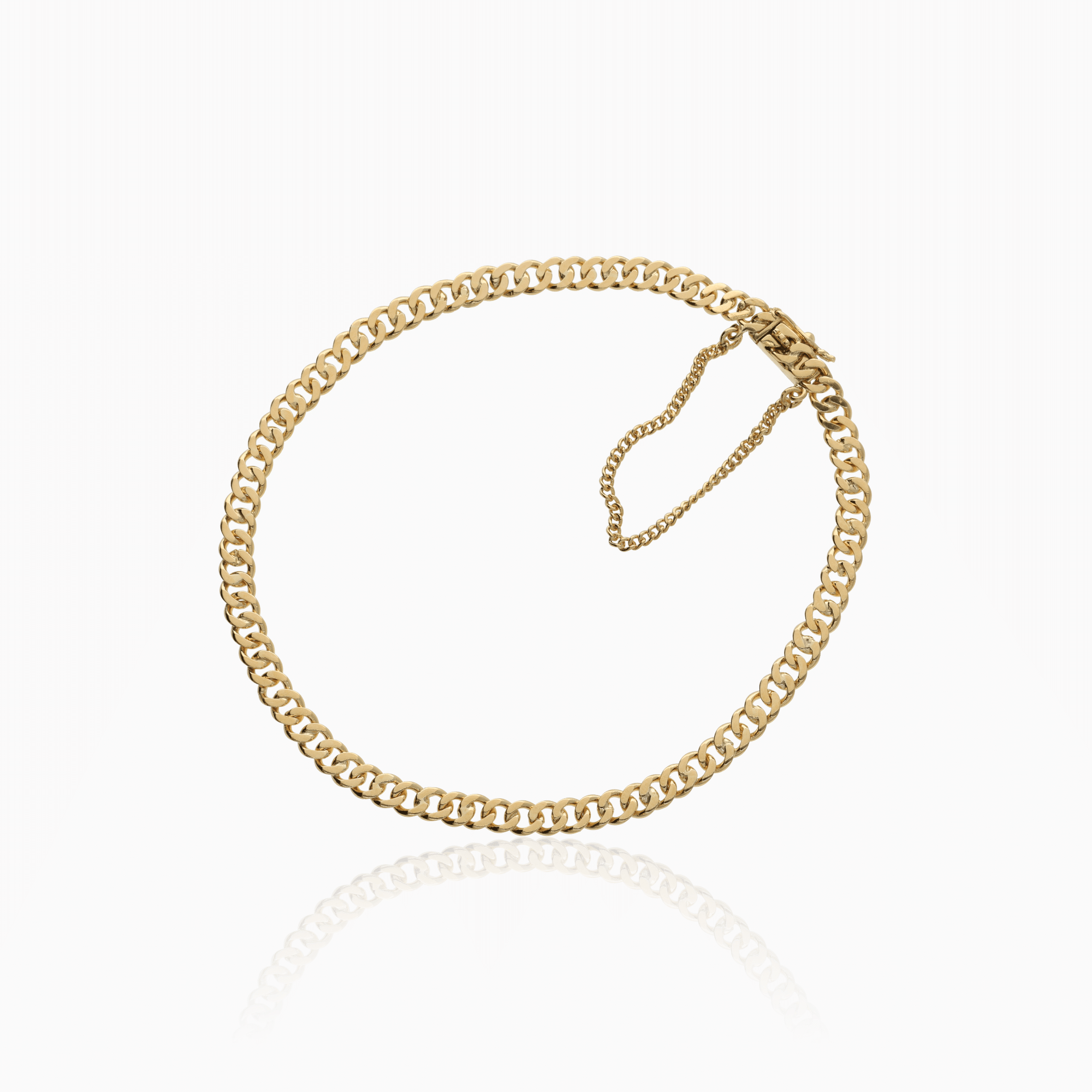 Curb Bracelet 6.15g 18K Gold