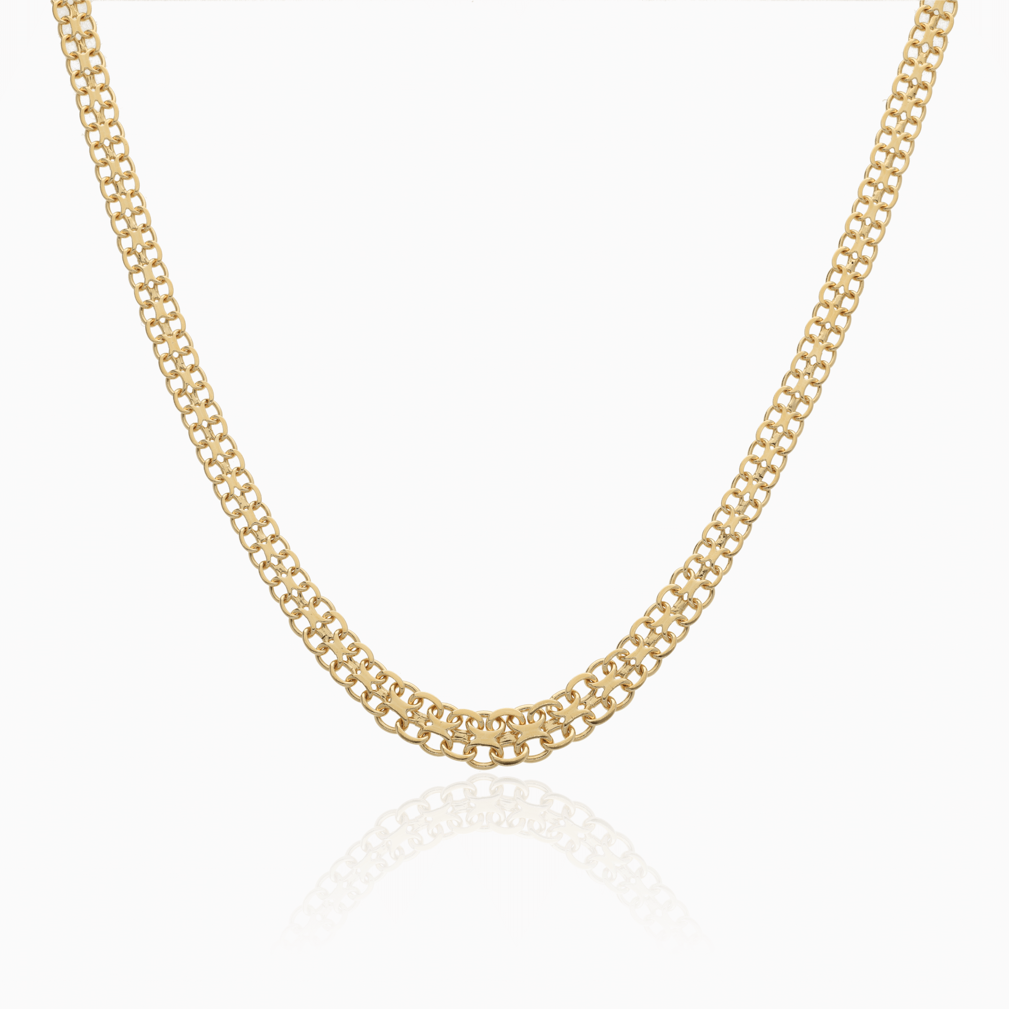 X-link necklace 10.10g 18K gold