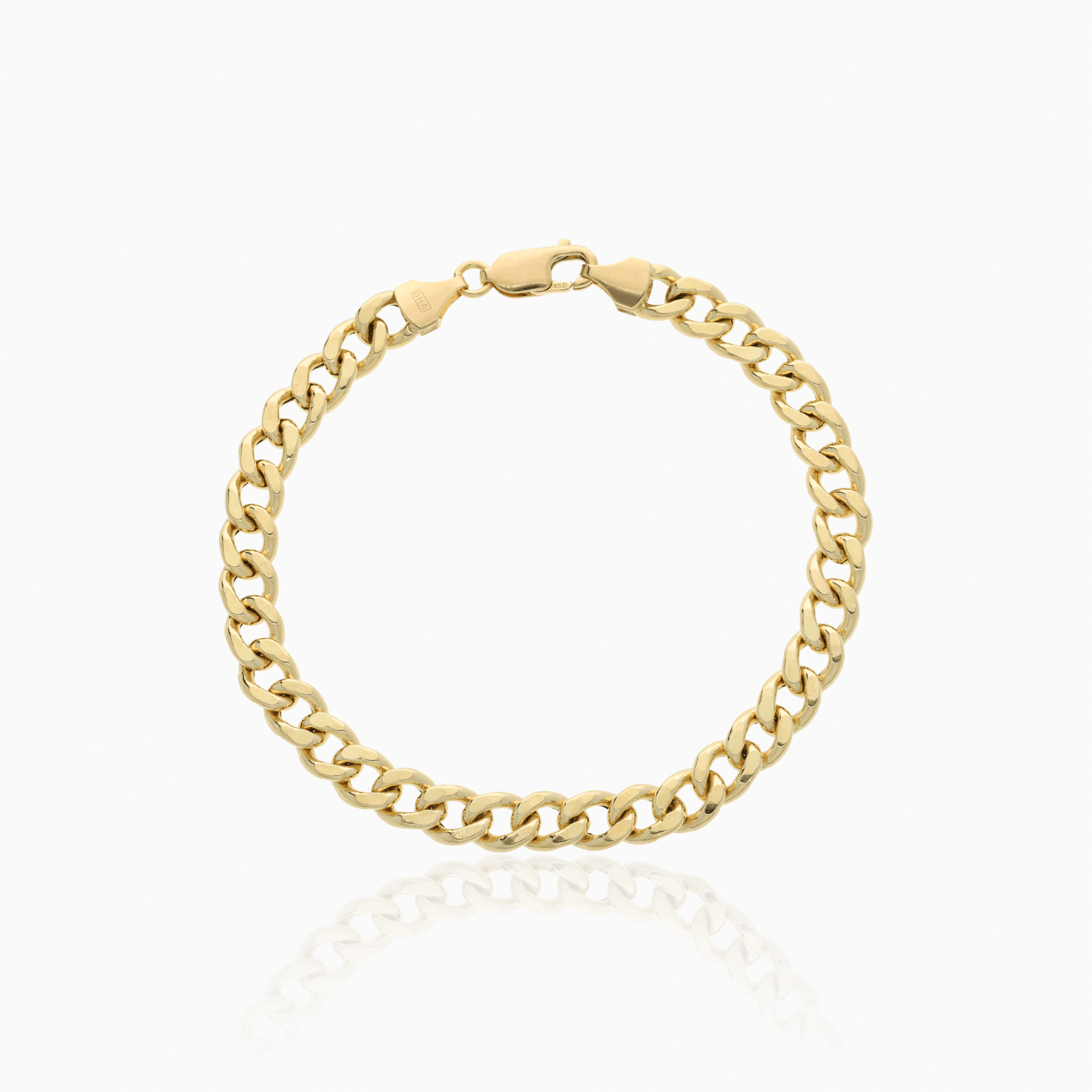 Curb Bracelet 11.20g 18K Gold