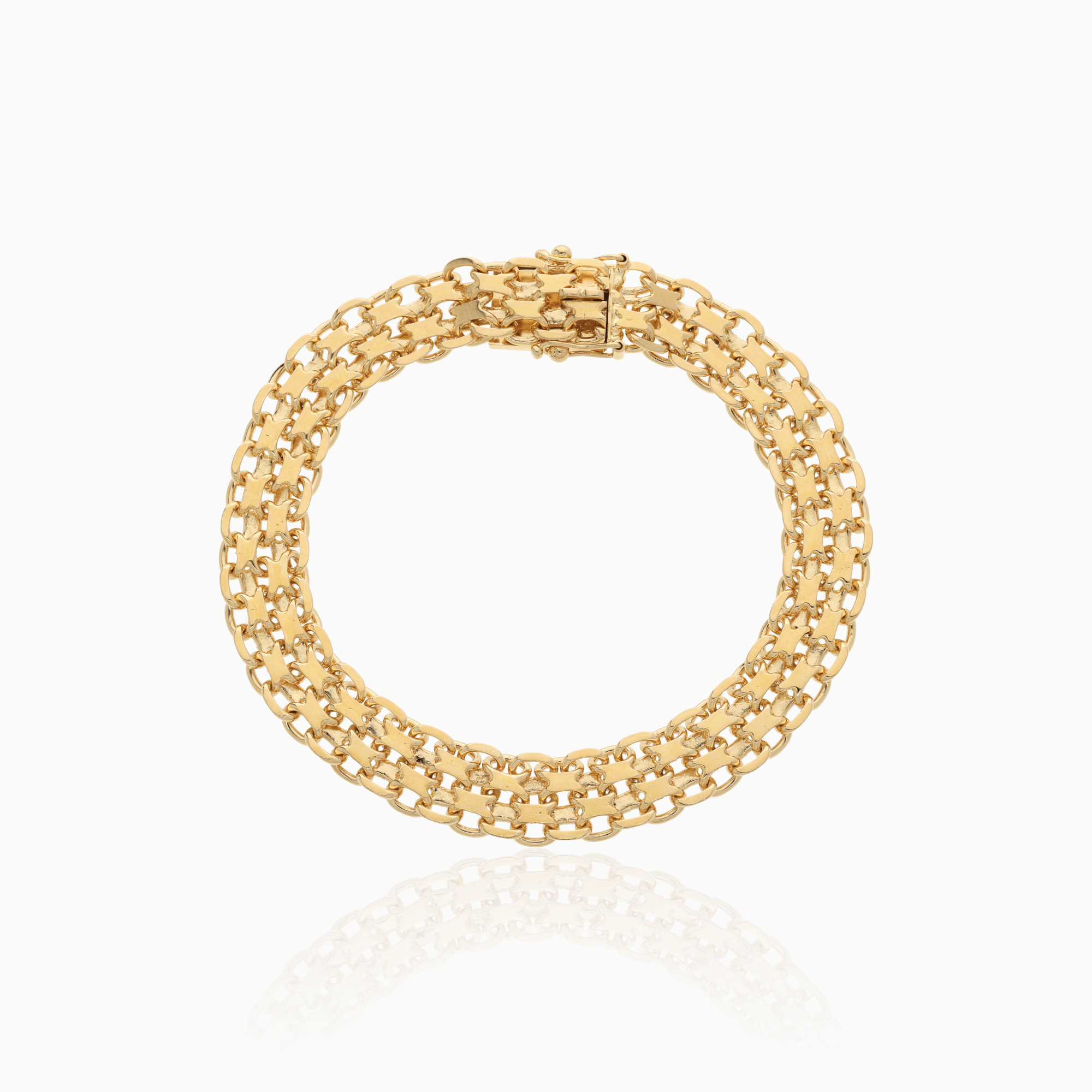 X-link bracelet 20.55g 18K gold