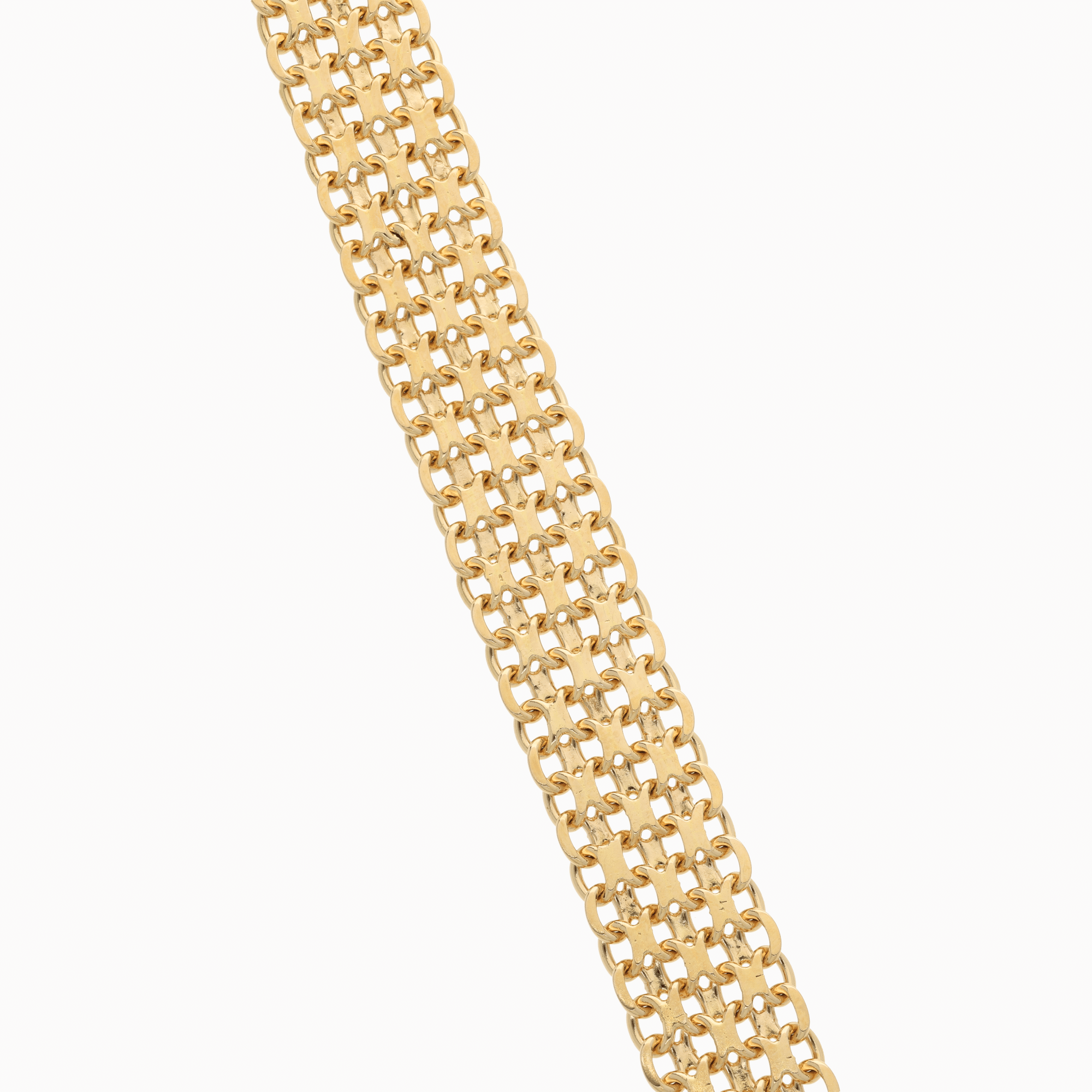 X-link bracelet 31.0g 18K gold