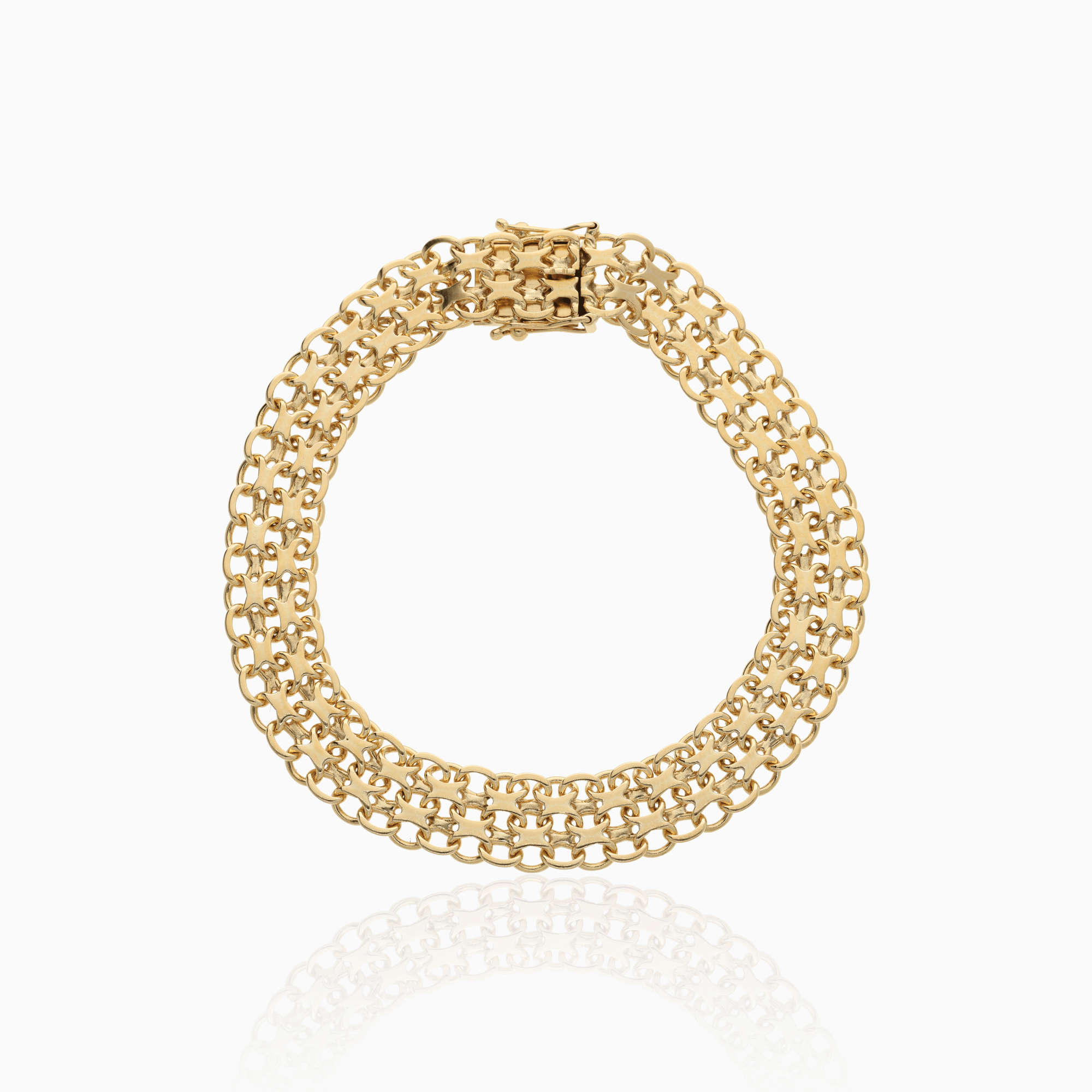 X-link bracelet 15.35g 18K gold