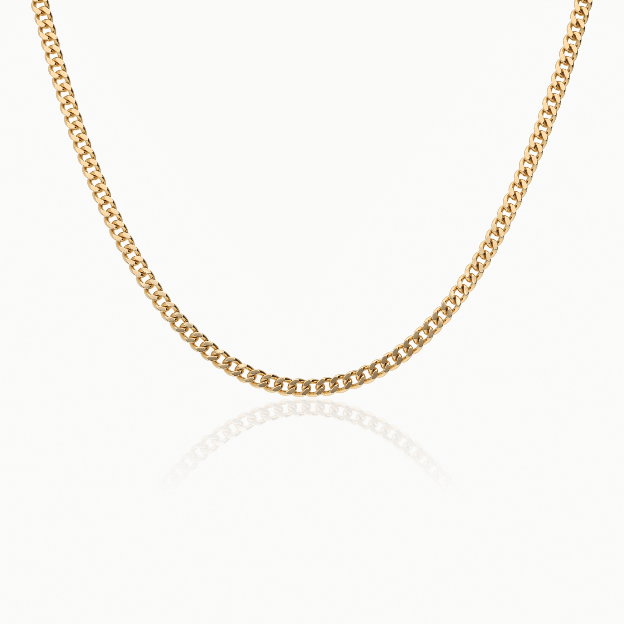 Curb necklace 18.85g 18K gold