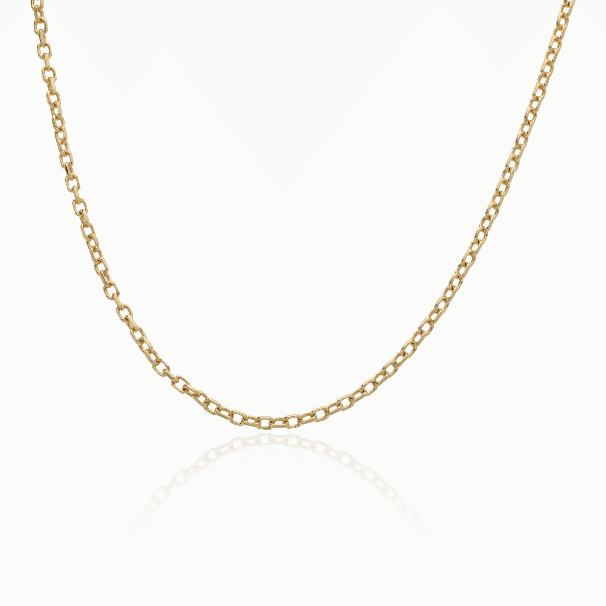 Necklace cable 13.15g 18K gold