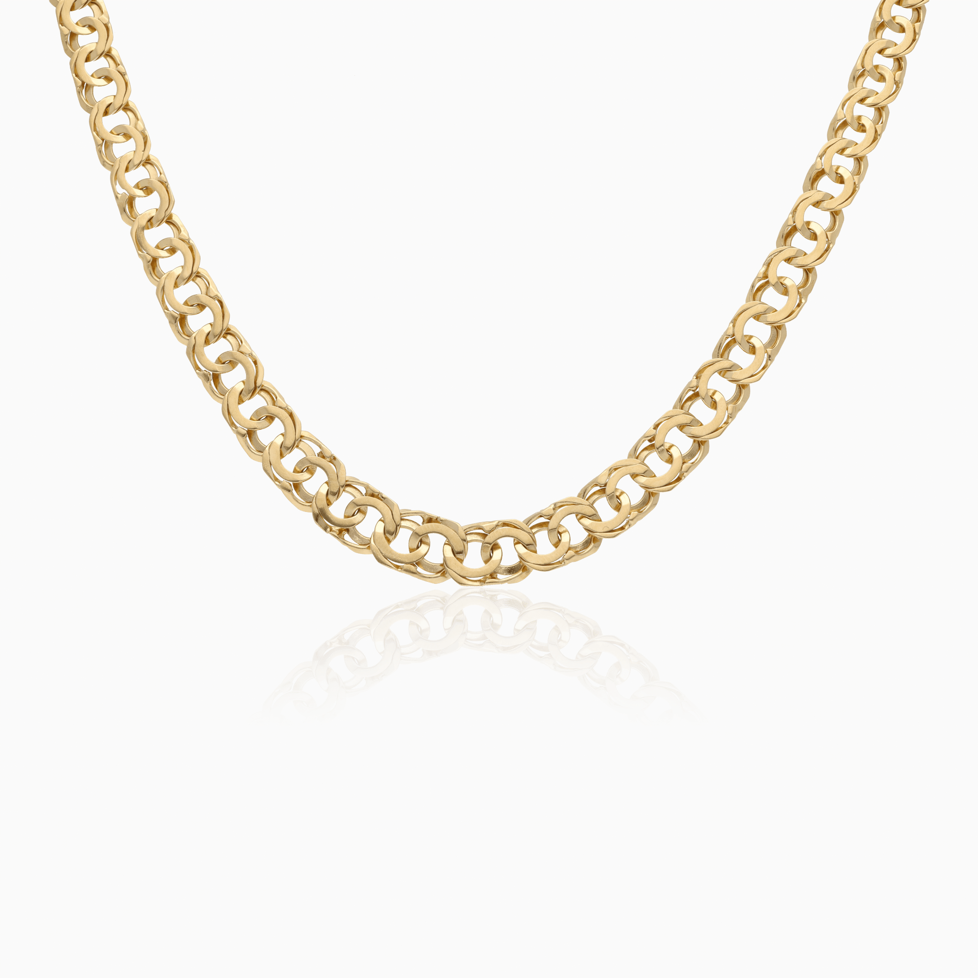 Bismarck chain necklace 23.5g 18K gold
