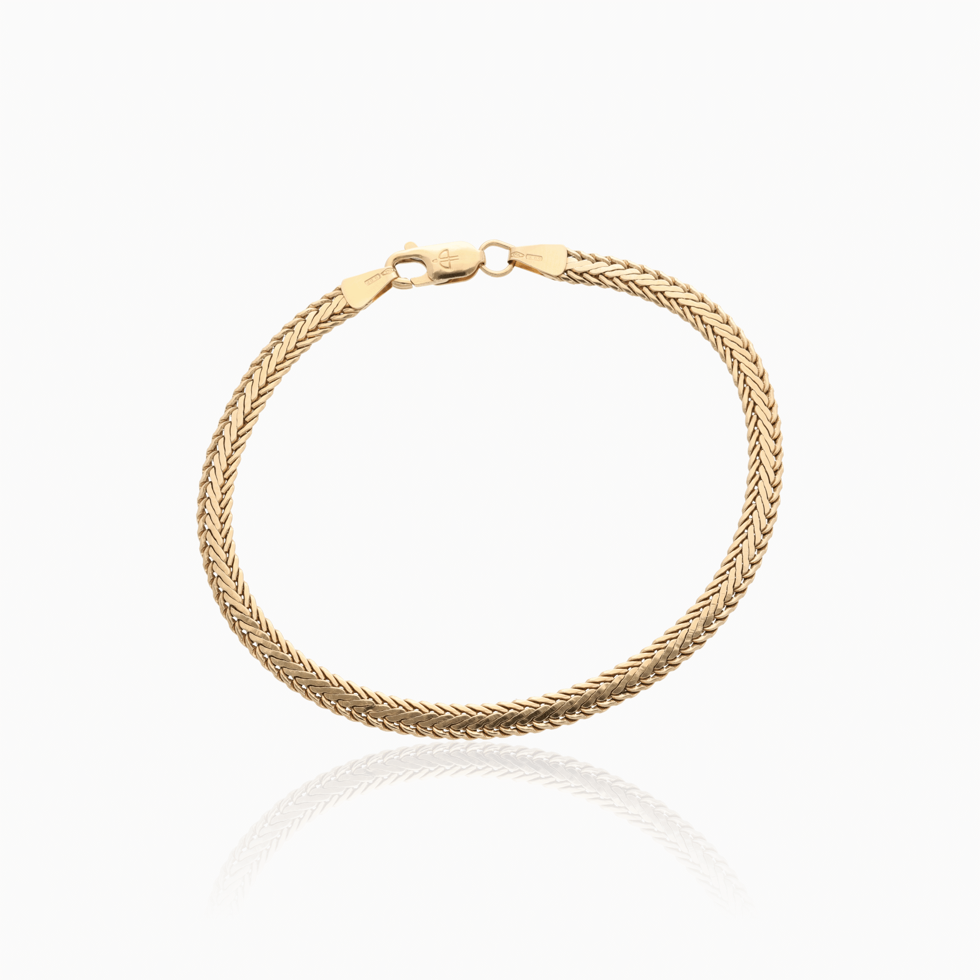 Bracelet fox tail 7.15g 18K gold