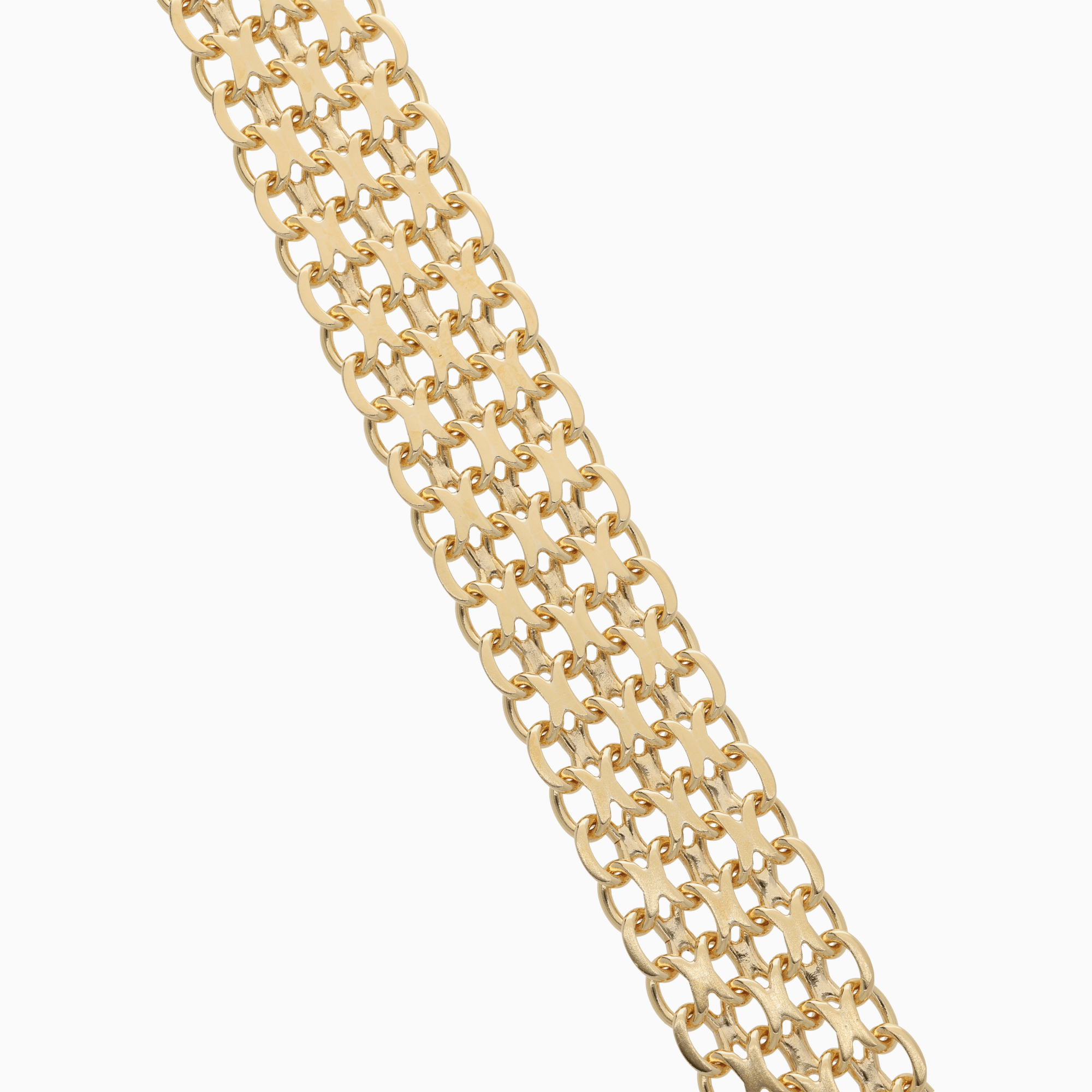 X-link bracelet 29.2g 18K gold