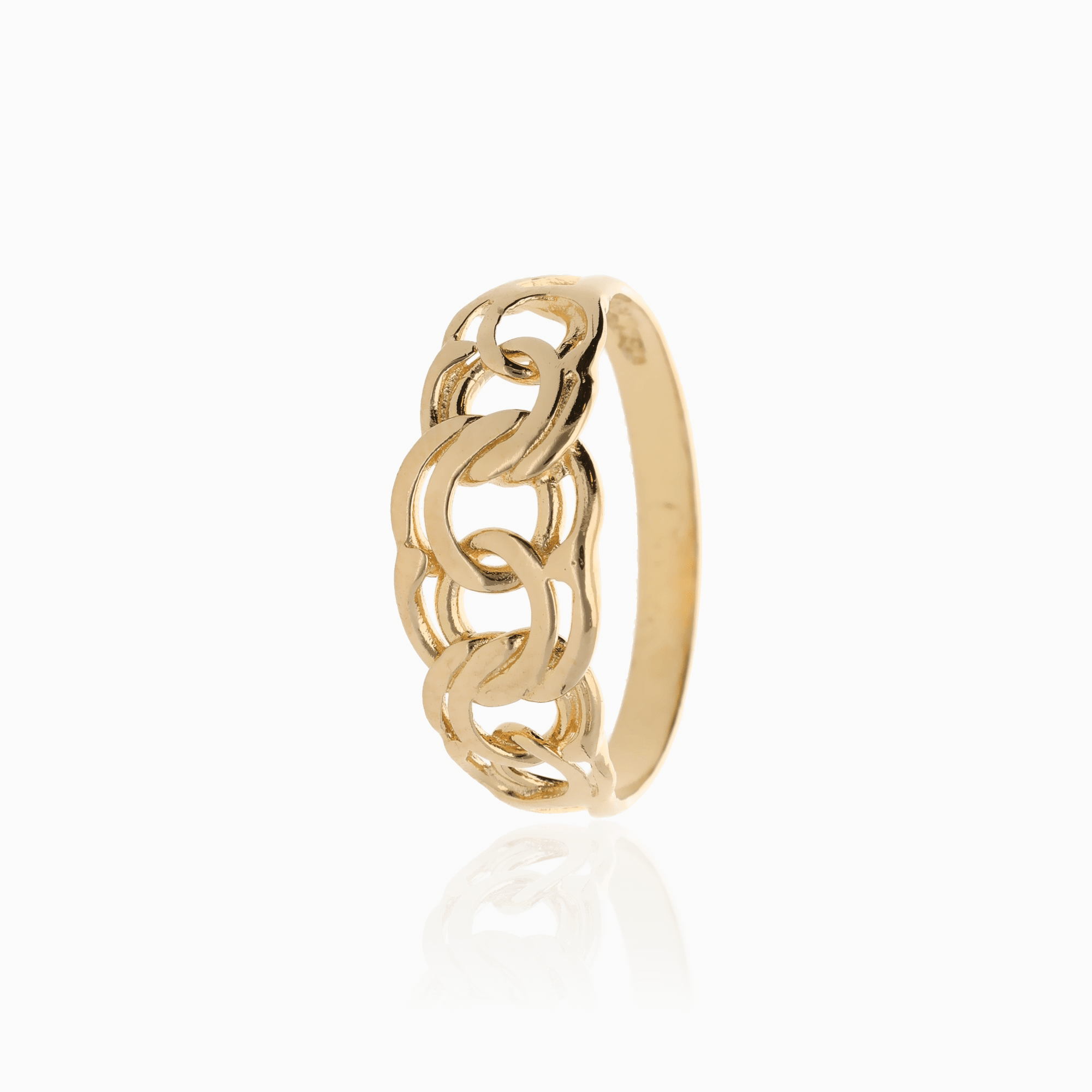 Klassisk ring bismarck 2,33g 18K guld