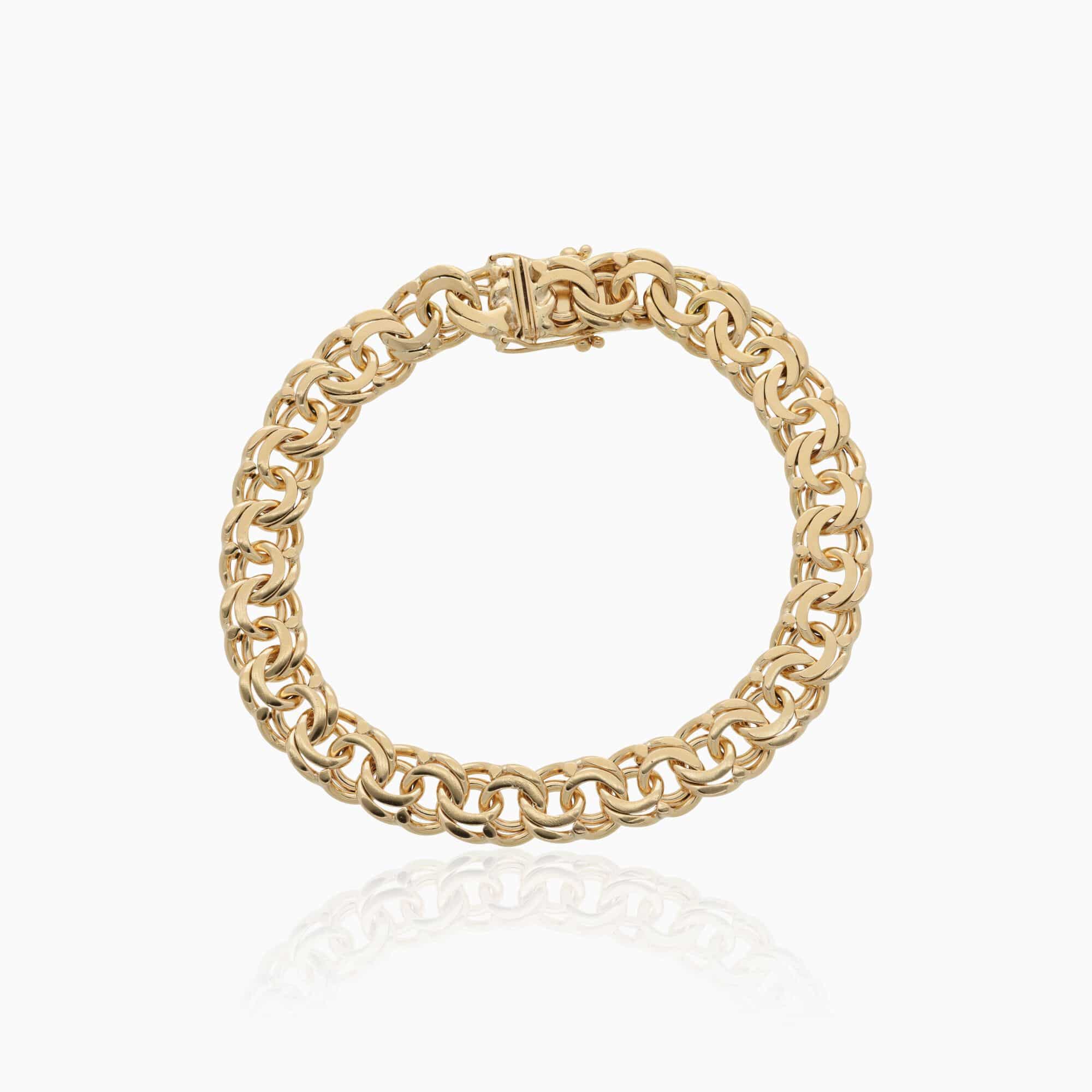 Bismarck bracelet 32.80g 18K gold