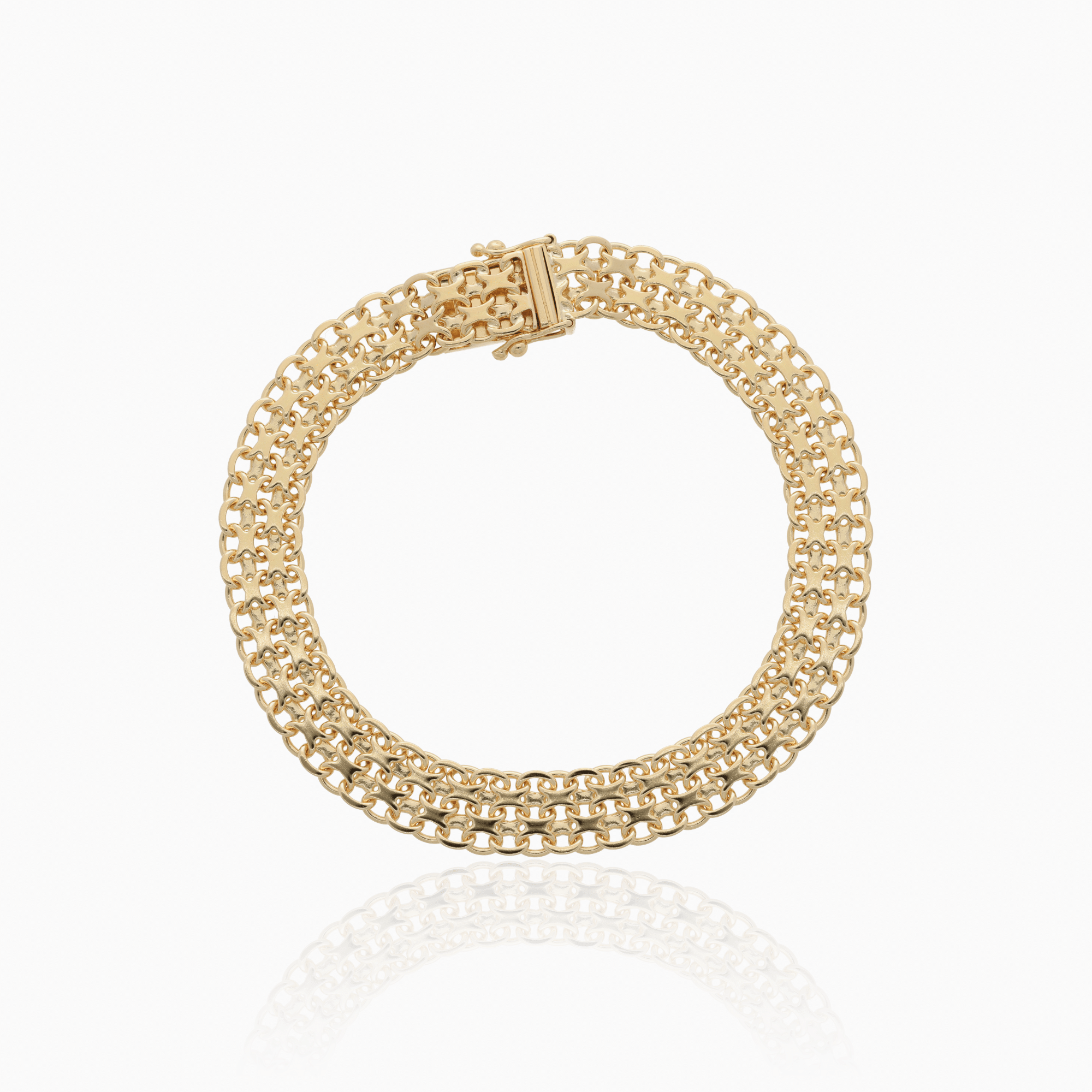 X-link bracelet 15.55g 18K gold